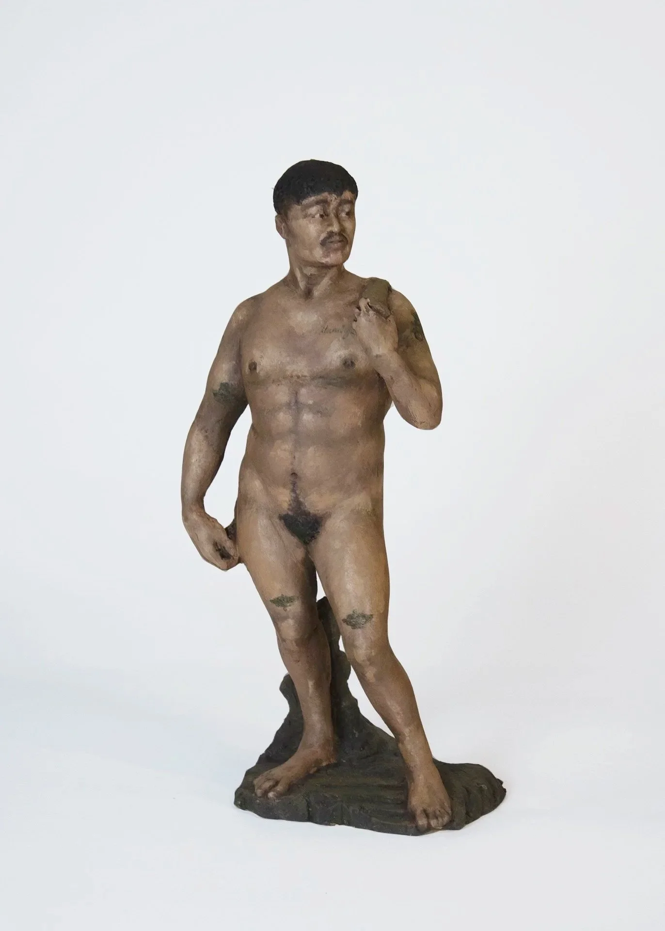David II, 2025.
Oil on Stoneware.
16 x 6 x 4 inches