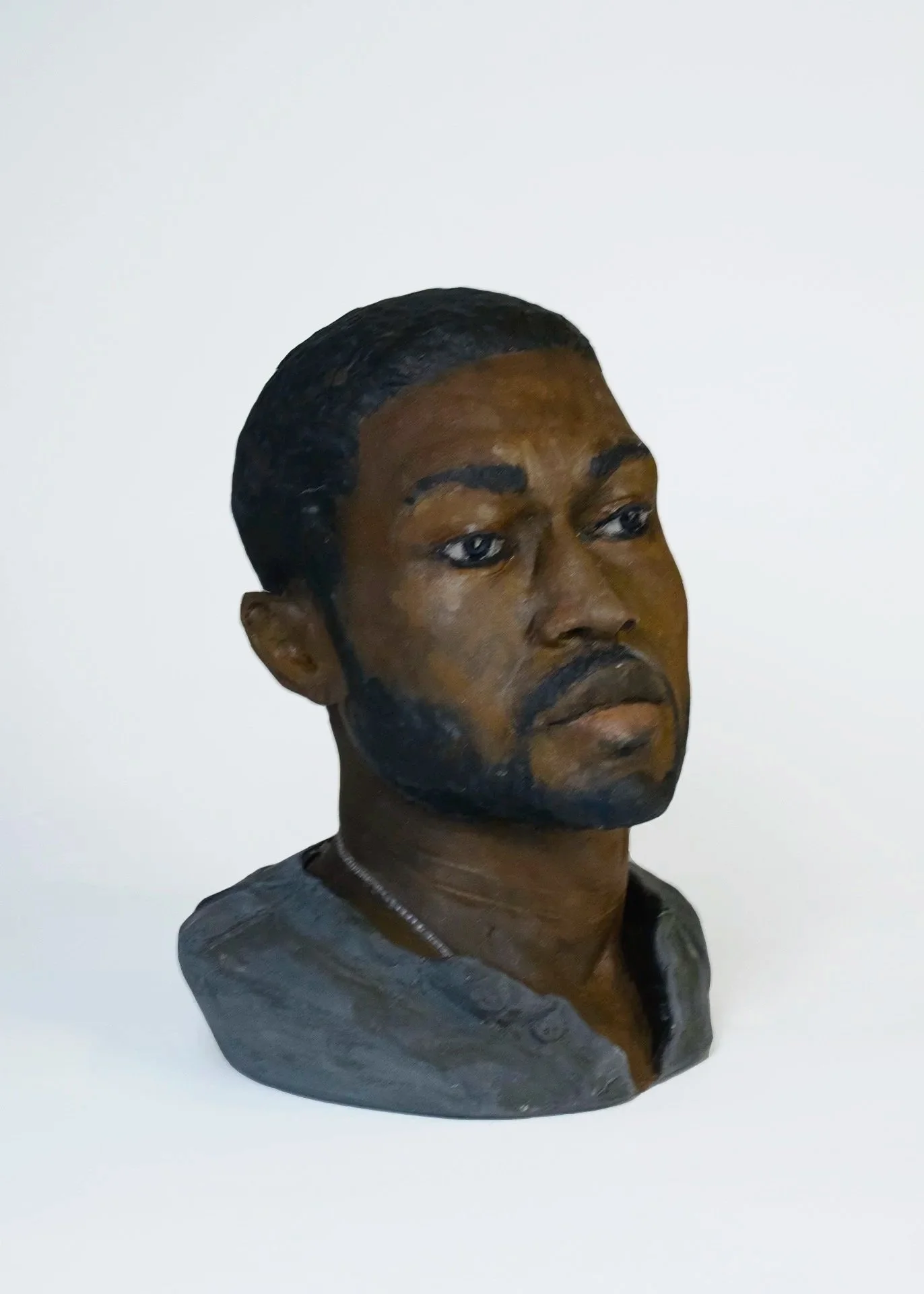 Duvall, 2024.
Oil on Stoneware.
14 x 10 x 9 inches