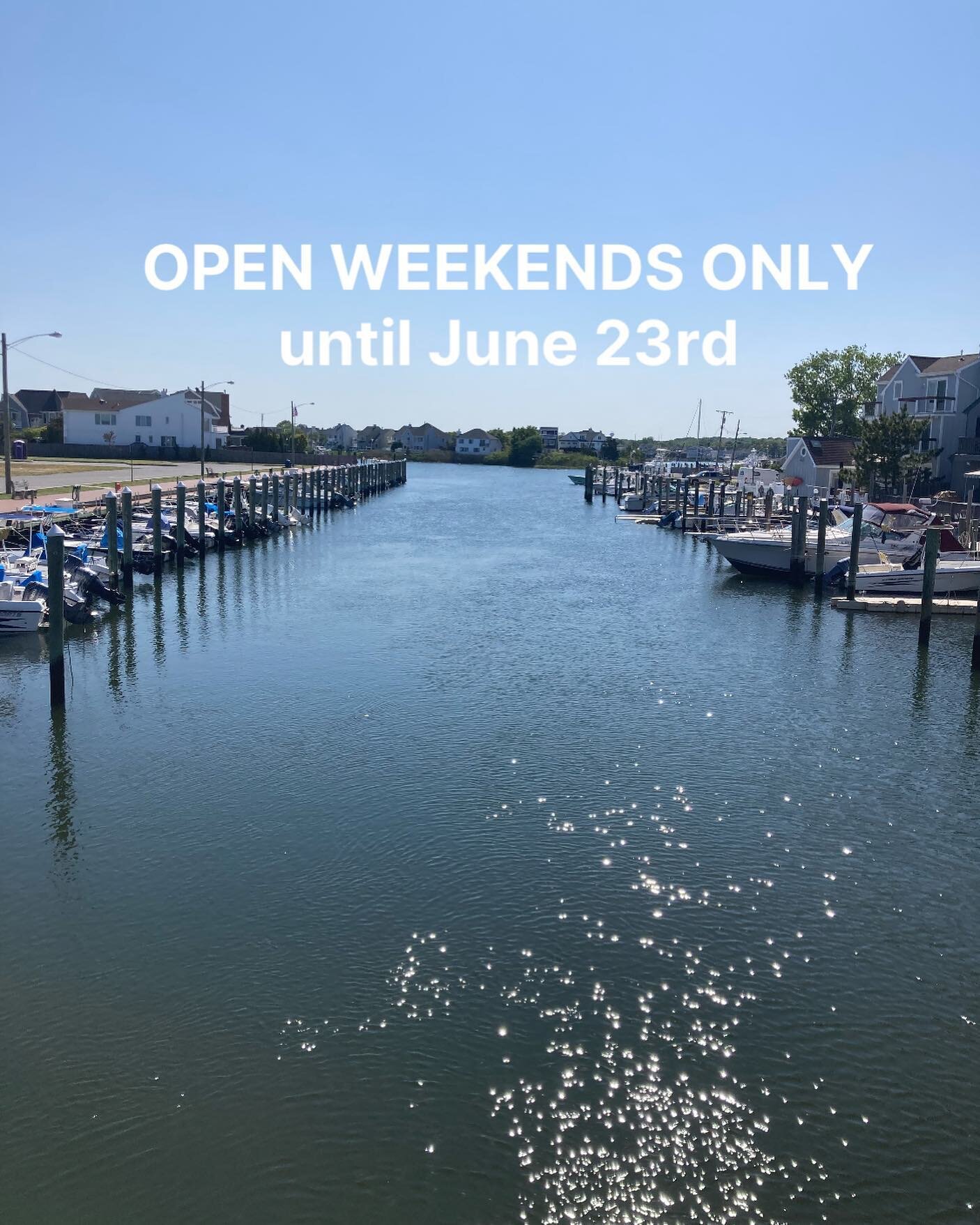 Open weekends only until school is out. We will be open 7 days a week starting June 23rd! #paddleout