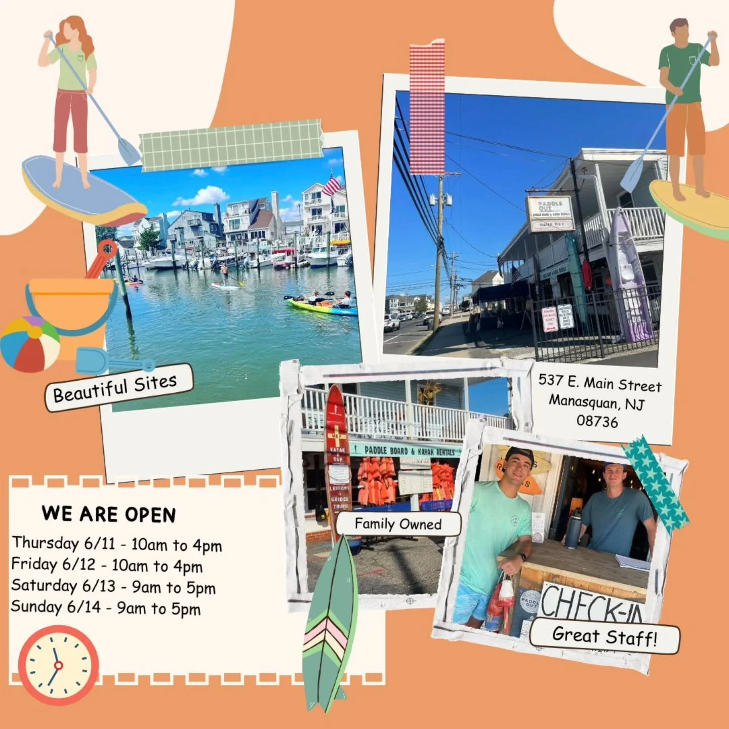 Open Thursday 6/11 - Sunday 6/14!! Worry Less, Paddle More!! #paddleout