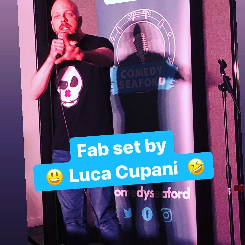 Seaford crowd loved Luca #comedyseaford #seafordeastsussex #standupcomedy #seaford
