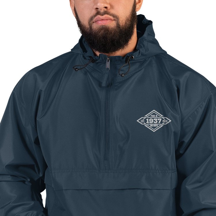 1937 Diamond Logo Champion Windbreaker with White Logo