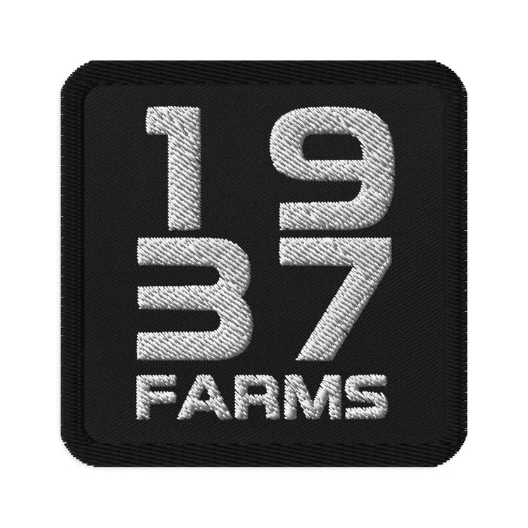 1937 Farms Embroidered Patch