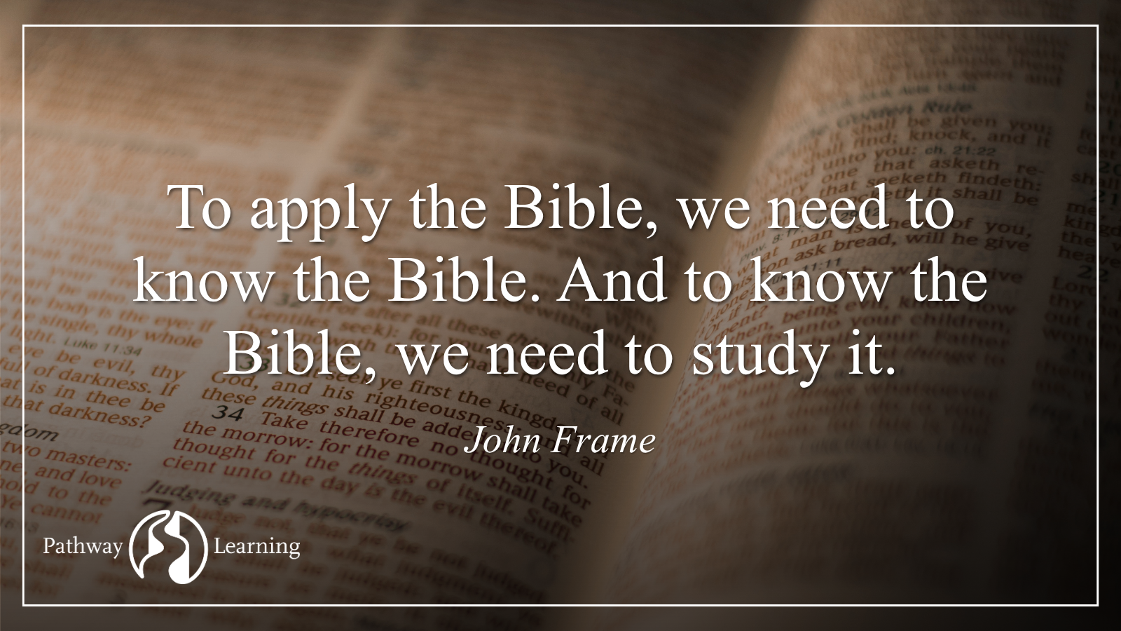 The Biblical Foundations of   Theology