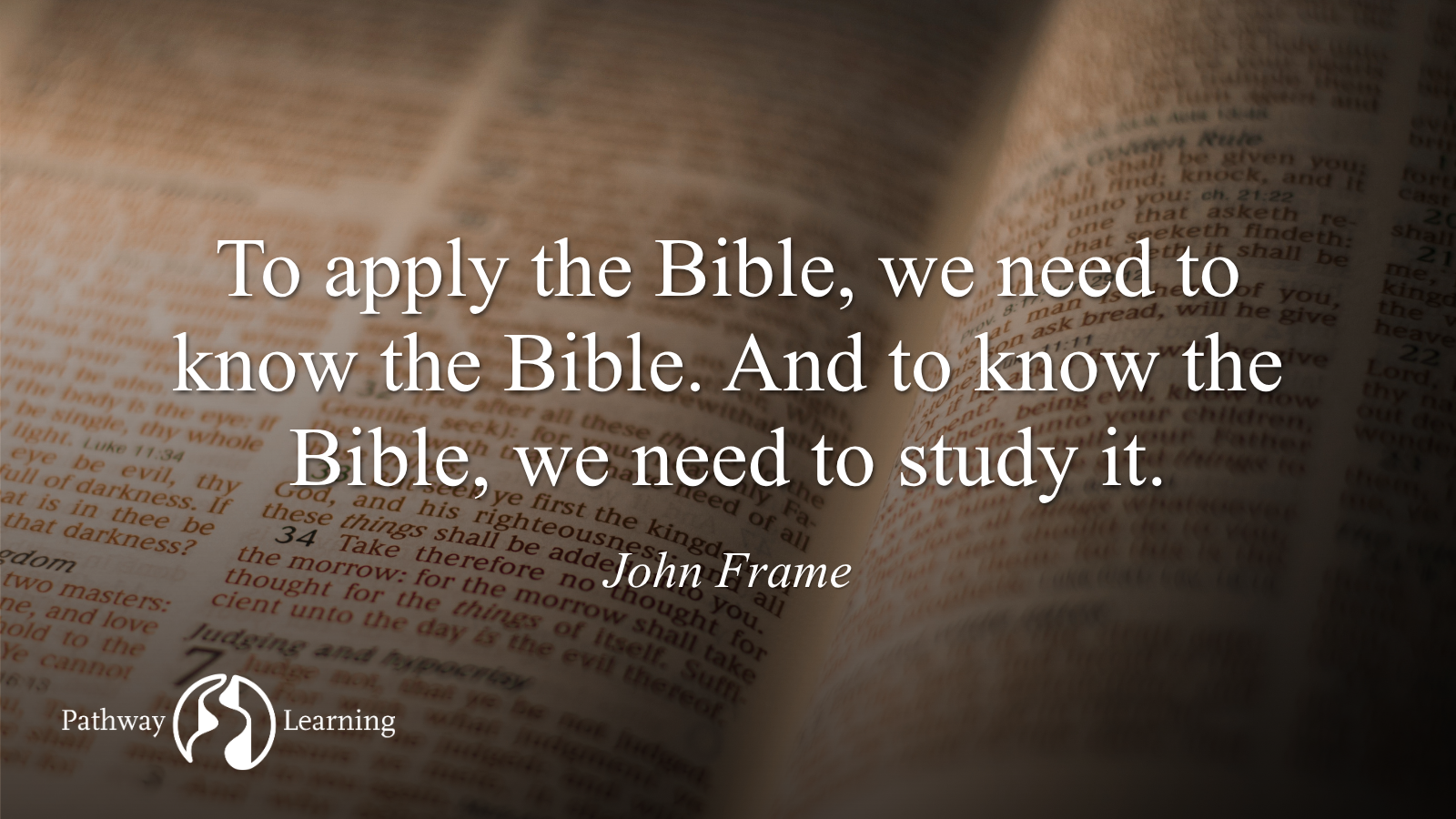 The Biblical Foundations of   Theology