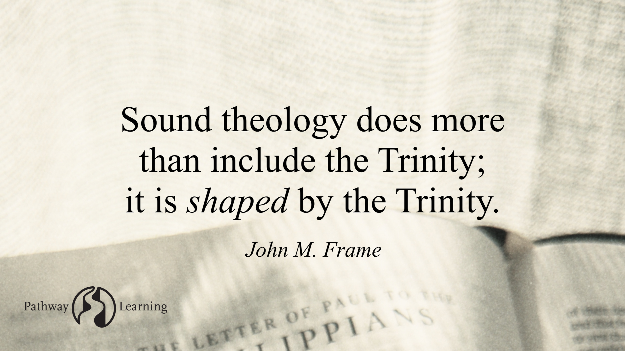 The Trinitarian Foundation of Theology