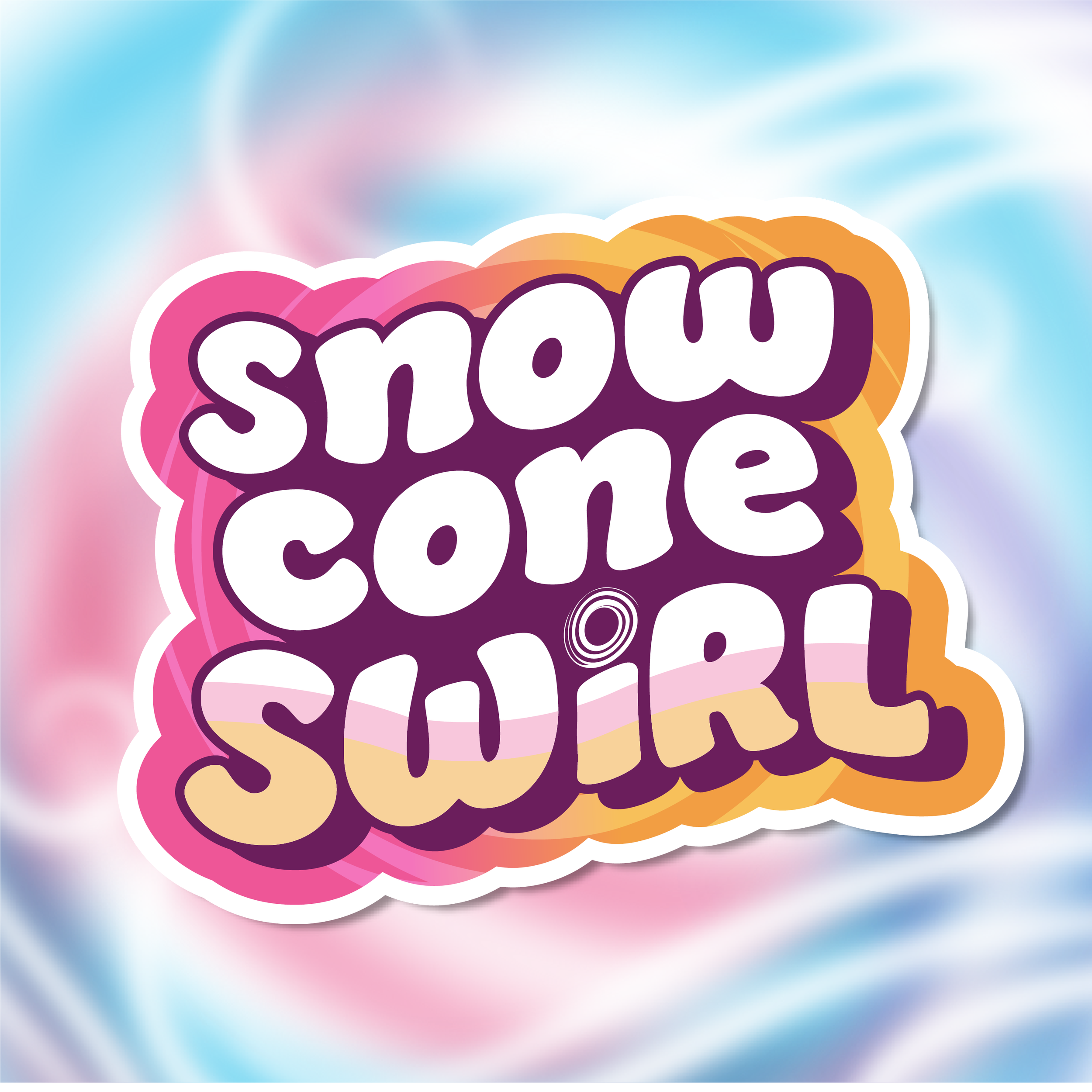 Snow Cone Swirl Branding