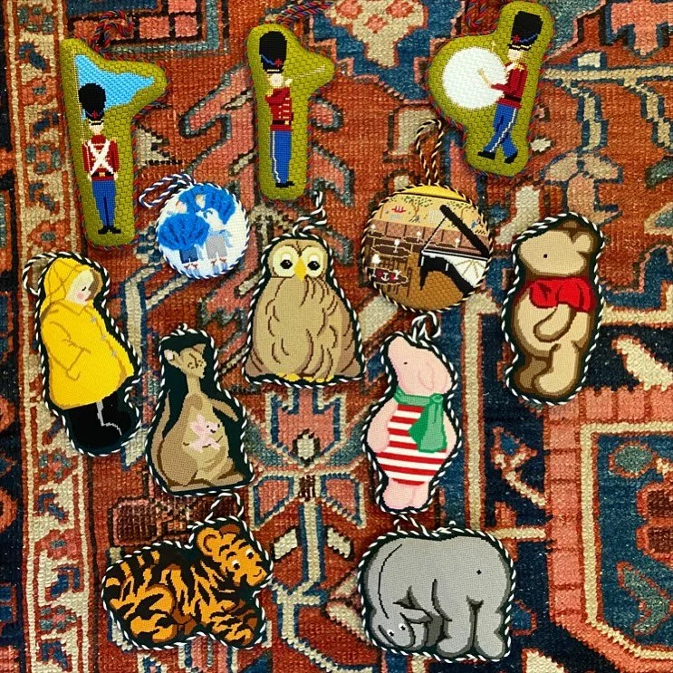 All the ornaments I stitched for &ldquo;me&rdquo; this season are already back from the finisher! Now fingers crossed the gifts make it back in time! (One year I will stitch things in the proper order!) classic canvases from Silver Needle (@colonialn