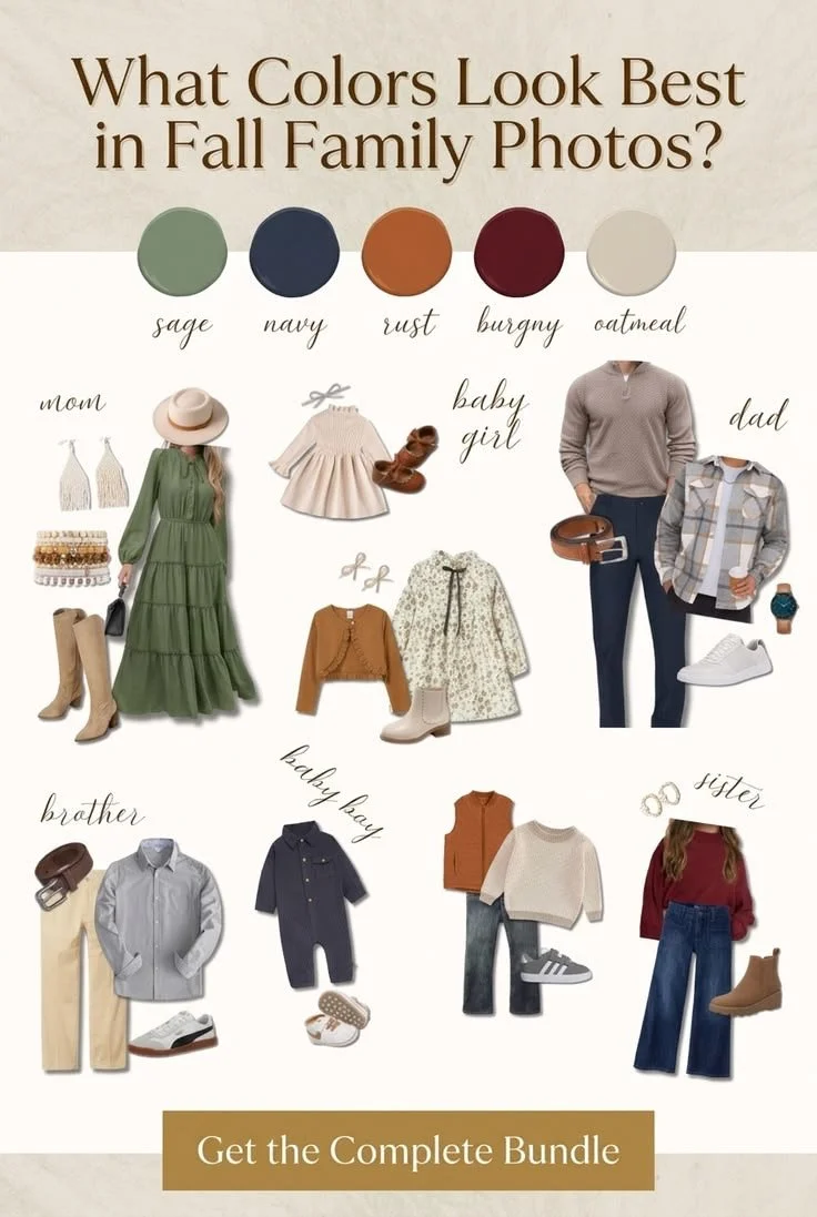 What to Wear for Your Fall Family Photo Shoot 🍂