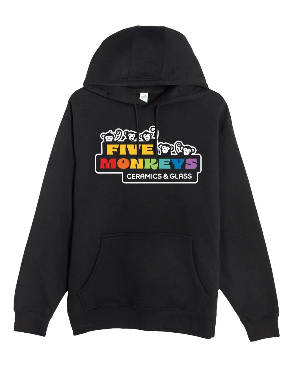 Five Monkeys - Adult Hoodie