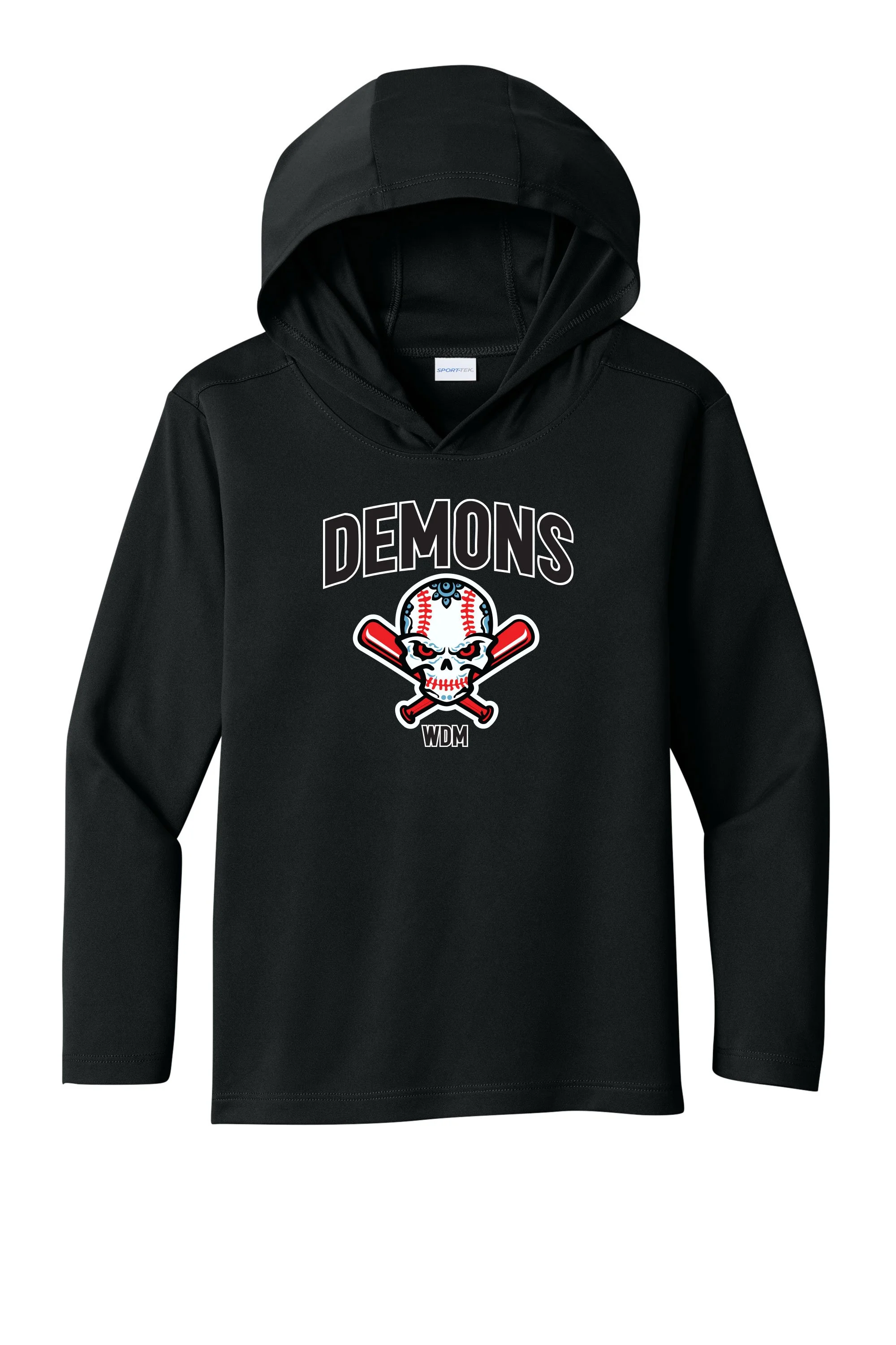 Demons - Athletic Long Sleeve Hoodie- Youth