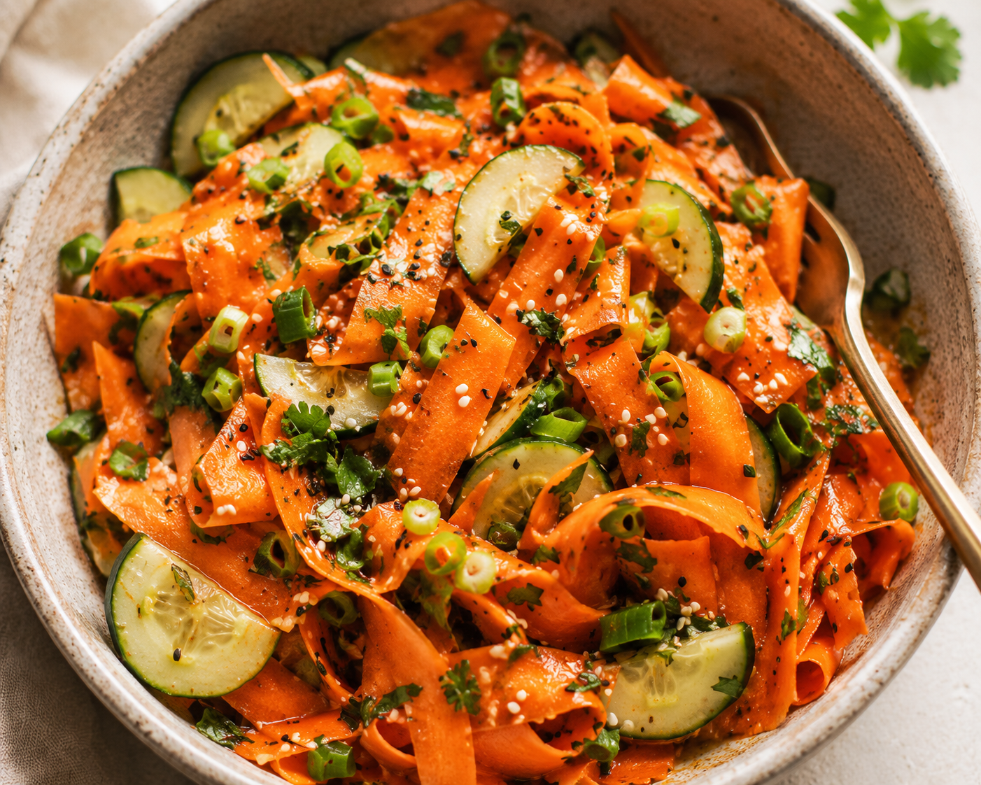 Viral Shaved Carrot Salad