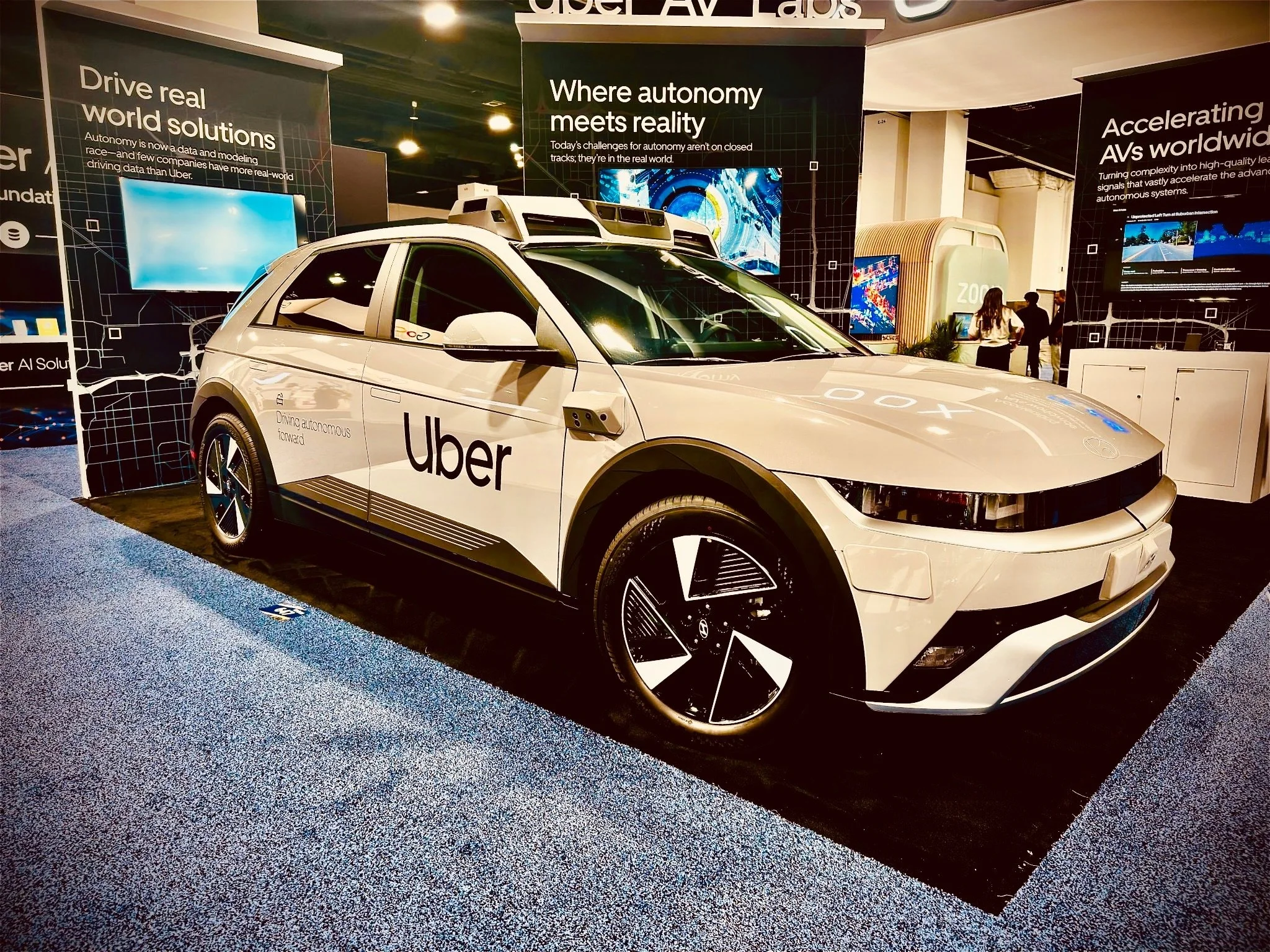 An image of the Uber booth at CVPR 2026