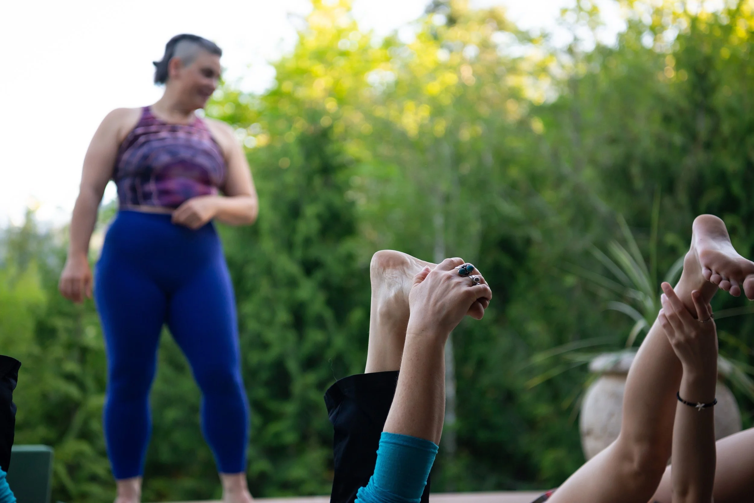 As of today I have led over 2,000 hours of yoga classes. I started teaching yoga in 2020 and decided to take this path of teaching as seriously as possible. It is not easy to make a living as a yoga and dance teacher, in fact, I would say it's not re