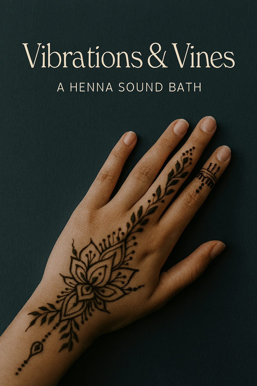 Vibrations & Vines: A Henna Sound Bath with Callie of Internally Zen & Art Nehart