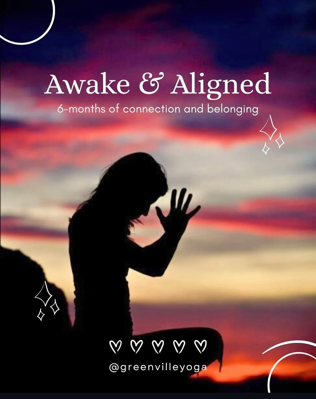 ✨ Awake &amp; Aligned: A 6-Month Yoga Immersion ✨
Move beyond the surface of your practice and step into a deeply integrated life path. Over six months, we&rsquo;ll explore breathwork, meditation, asana refinement, yogic philosophy, and mindful commu