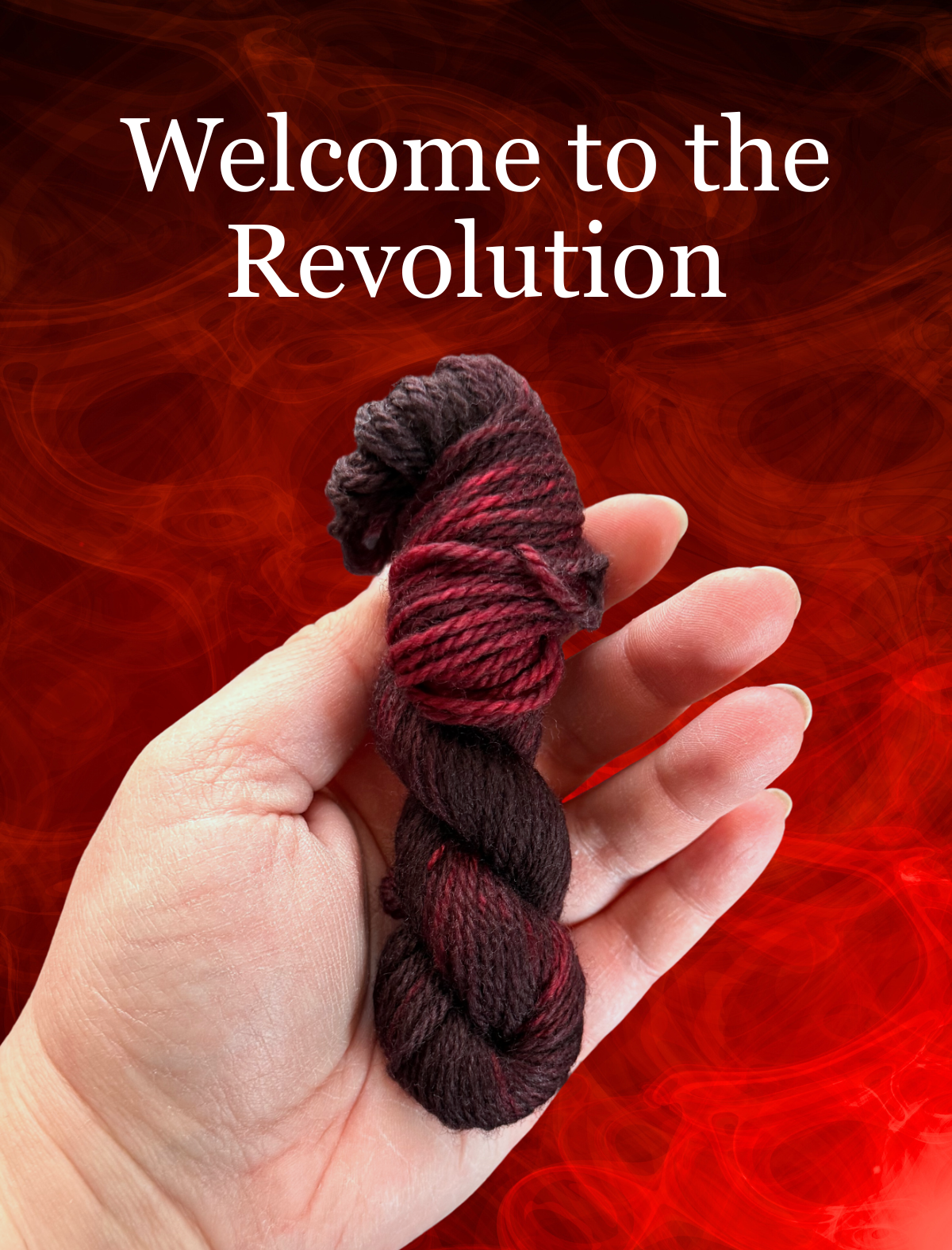 Welcome to the Revolution - Fourth Wing Inspired Yarn PREORDER