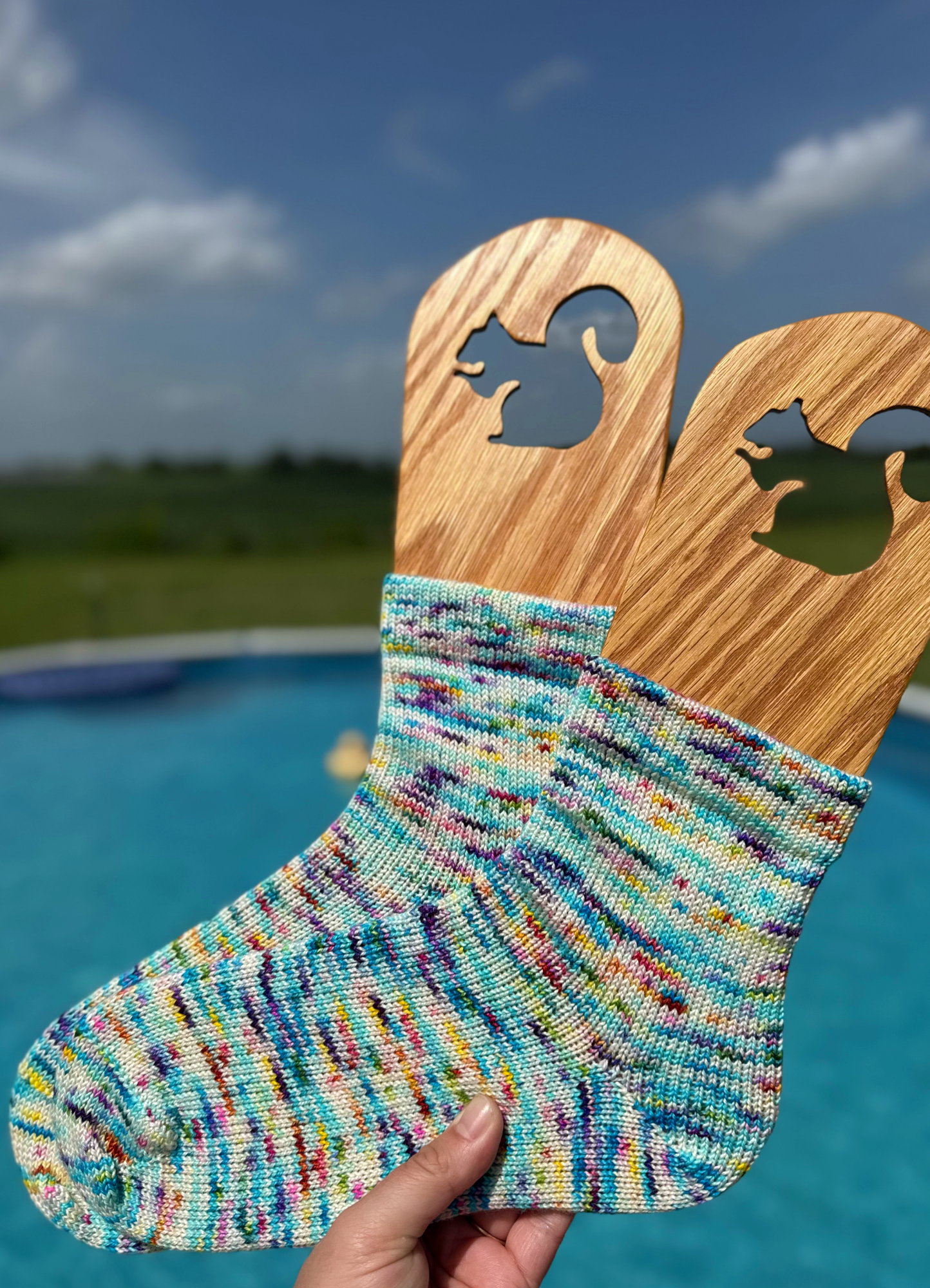 Pool Party Sample Sock