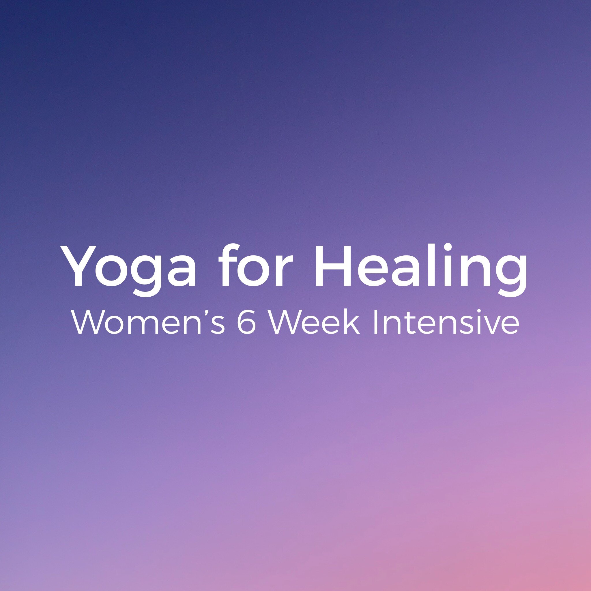 Yoga for Healing