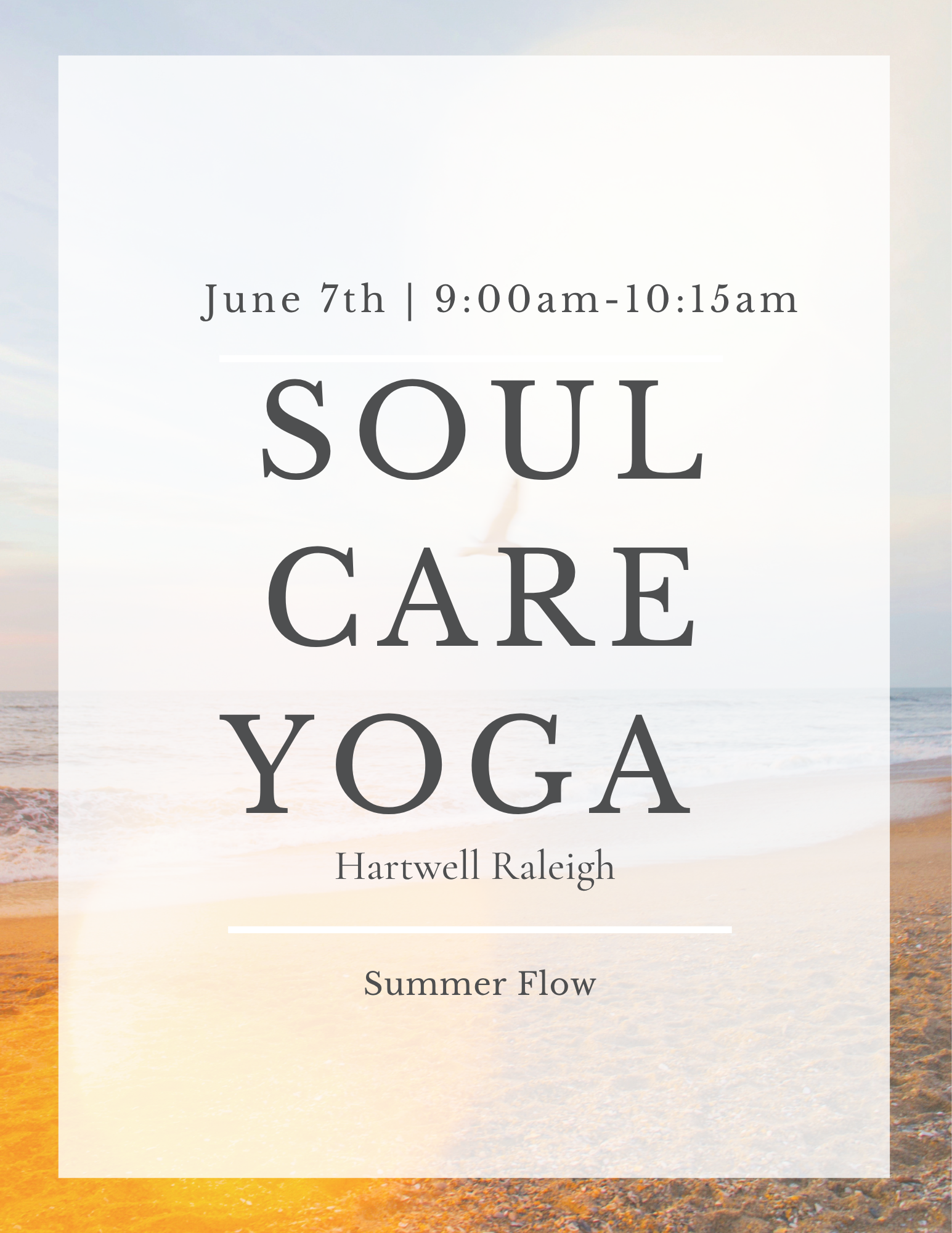 Summer Soul Care Yoga