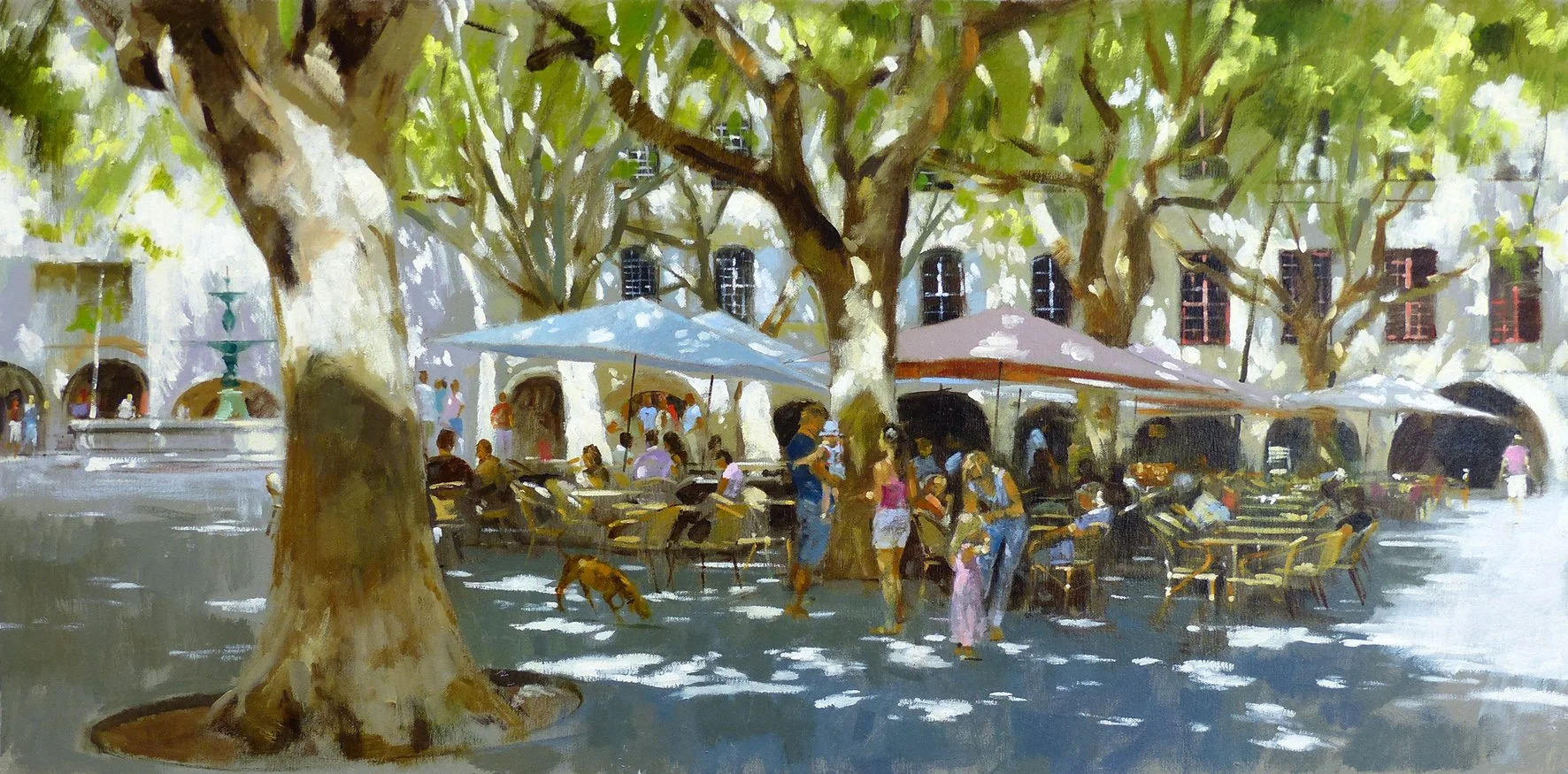 Shaded Cafes, Uzes