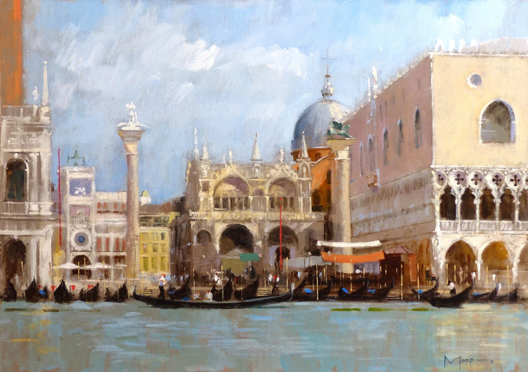 Approaching La Piazzetta, Venice