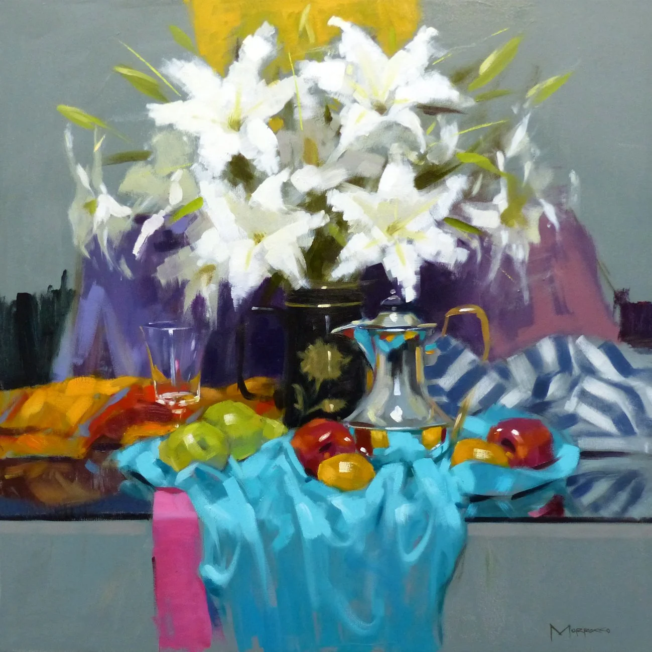 White Lilies and SilverPot