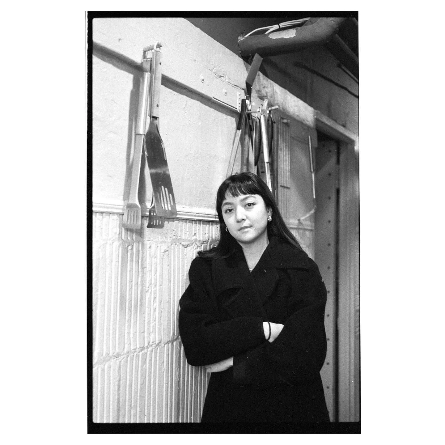 Caroline warming up in the basement hallway between shots.

.

#ilfordhp5 #nikonusa #bnwportrait #shootfilmunder1000 #sheshootsfilm #bleekerdigital #filmisnotdead