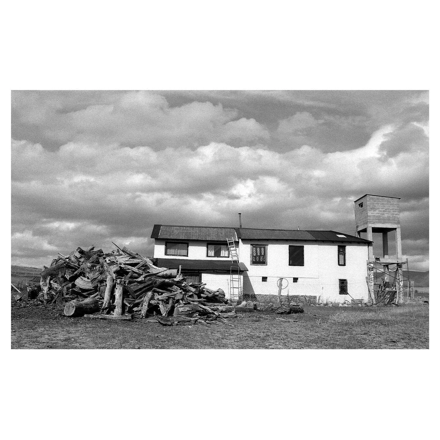 On a ranch in Patagonia, Argentina during winter 2018. This image is special to me because it was shown at @baugallery in a show curated by my friend @ella.b.ella. My favorite parts are the stacked ladders and the patterned window detail.

.

#ilford