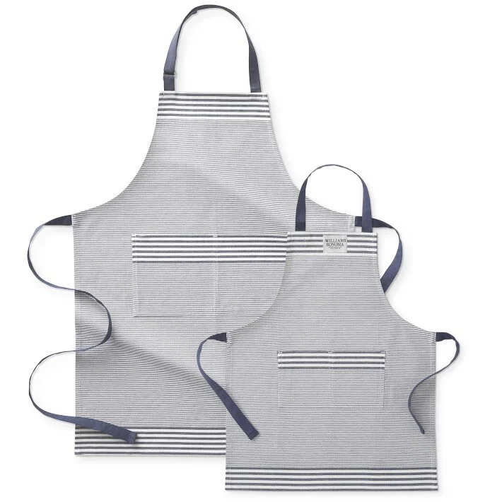 WILLIAMS SONOMA BAY STRIPE APRON