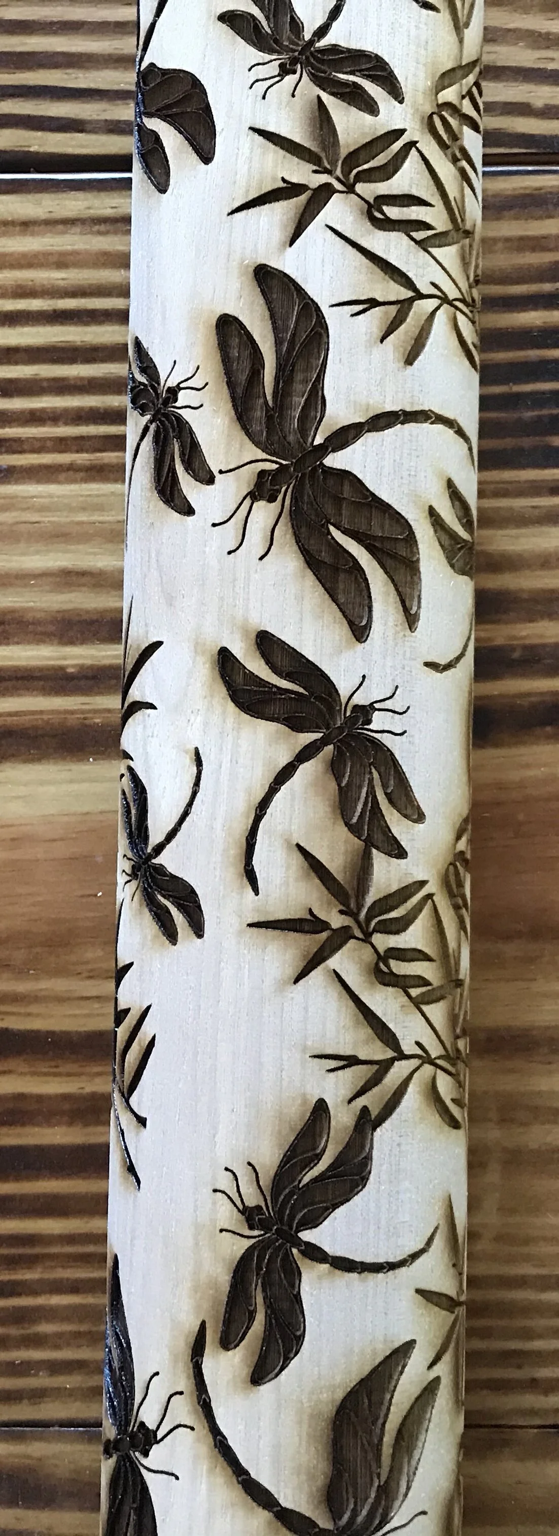 Dragonfly Dance with Bamboo ( Available in both 12 inch and 7 inch sizes)