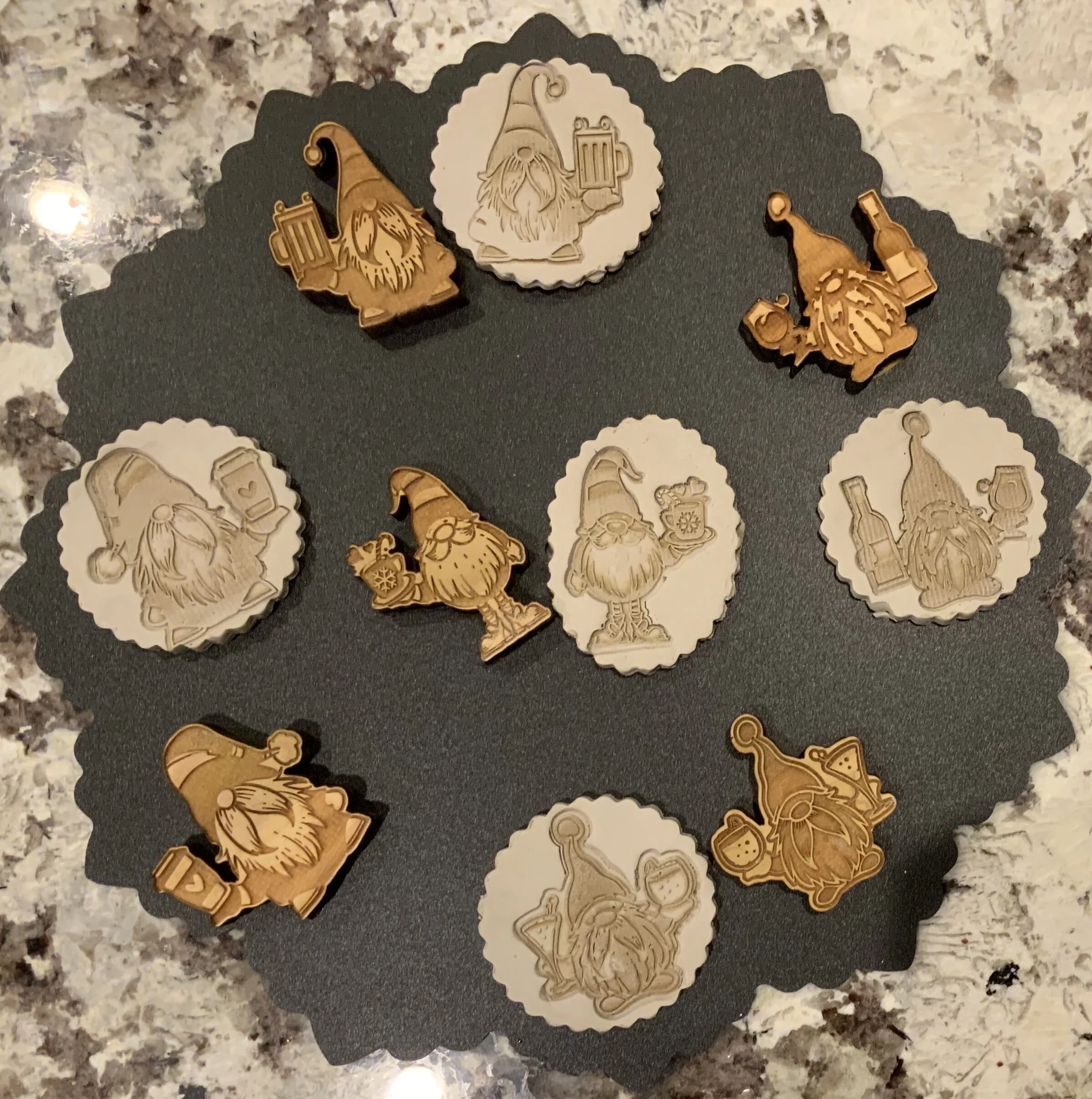 Spirit Gnomies Set of 5 Big Stamps