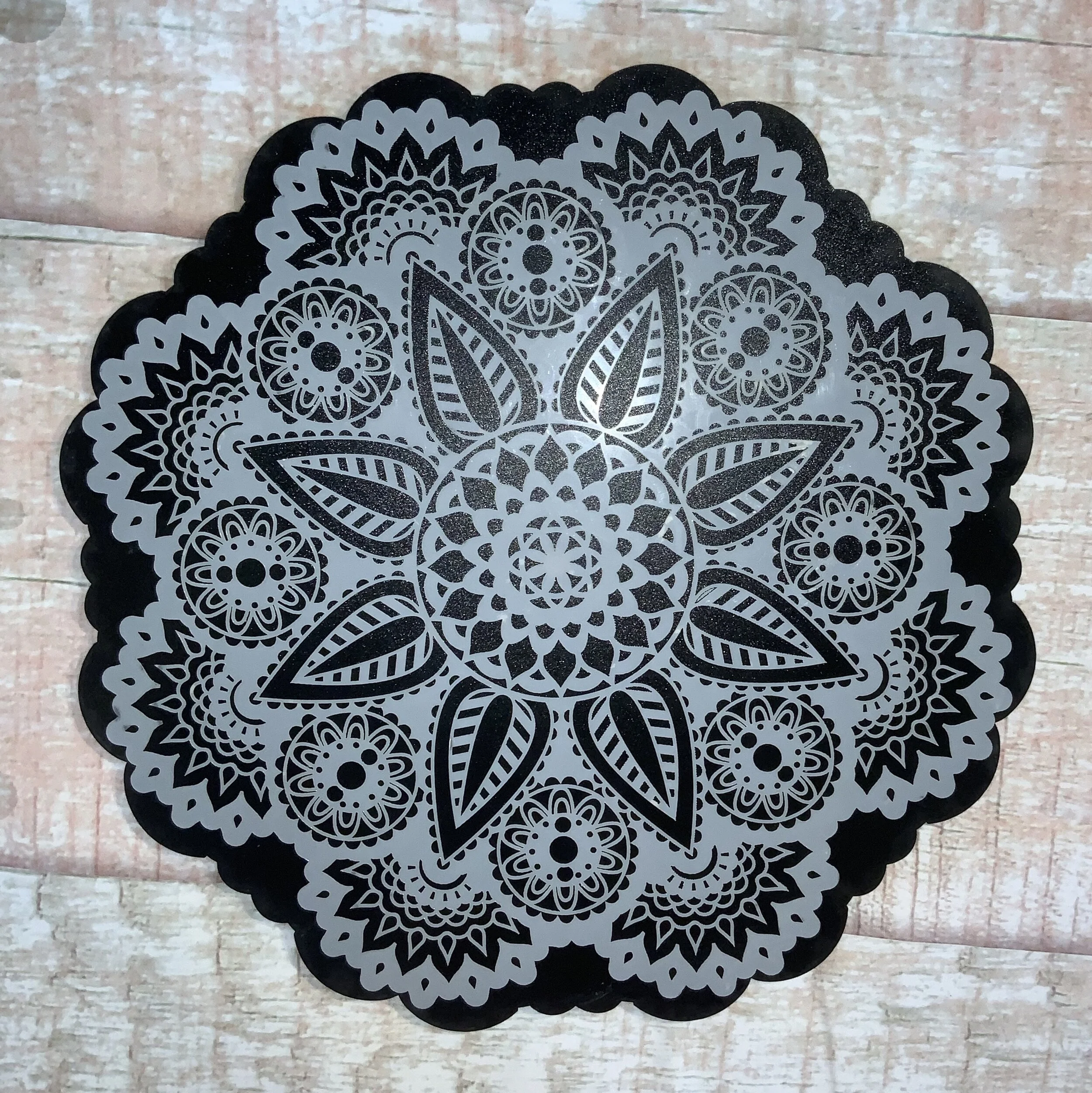 Sand dollar Mandala (set of 4)