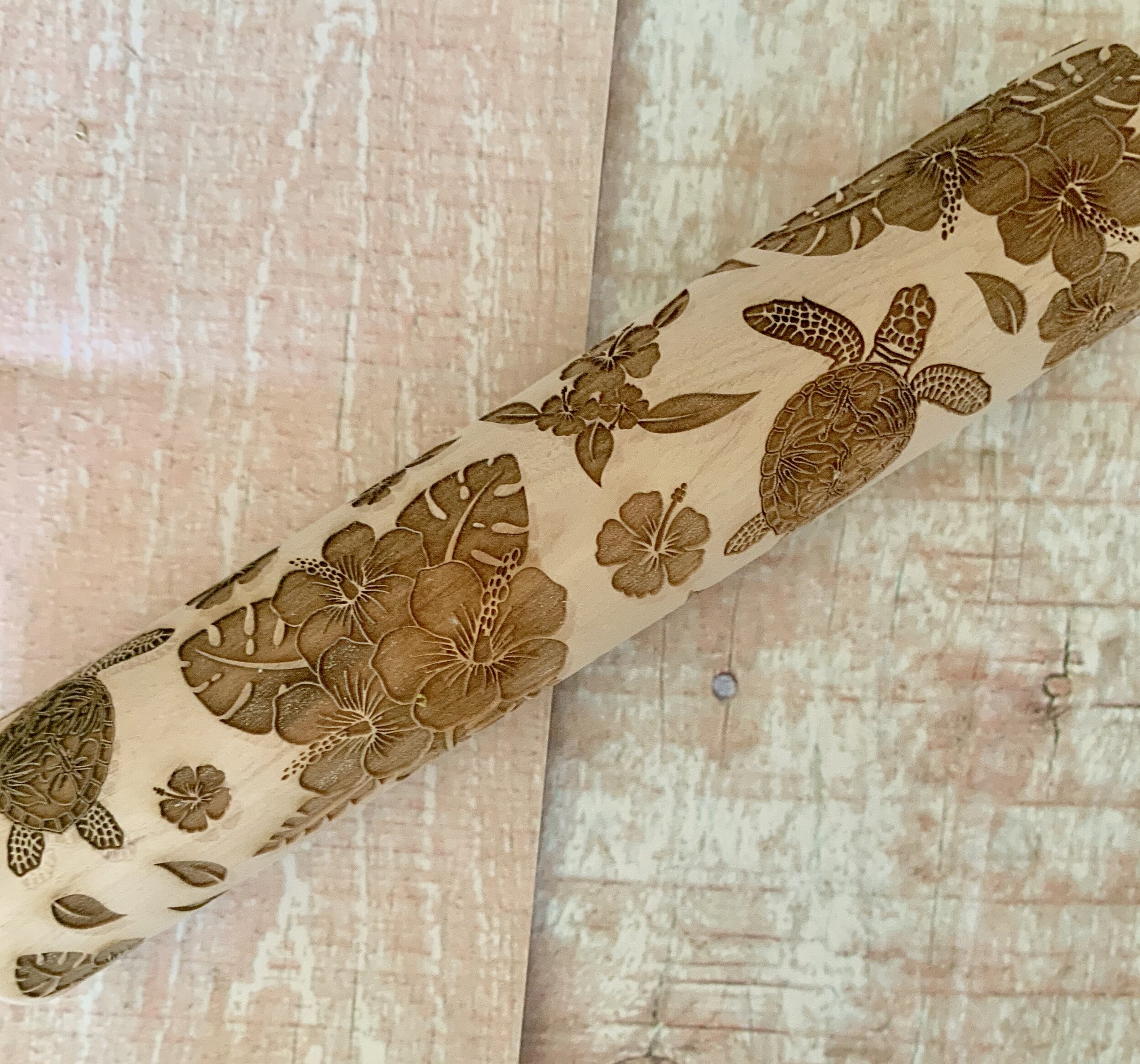 12 inch Turtle - Biscus Pin