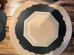Hexagon Shoppe Shapes - Deep Dish  Pottery Form