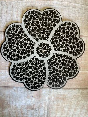 Heart full of Circles for Flower Power Stencil