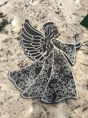  Angel Template w/ Matching Stencil 