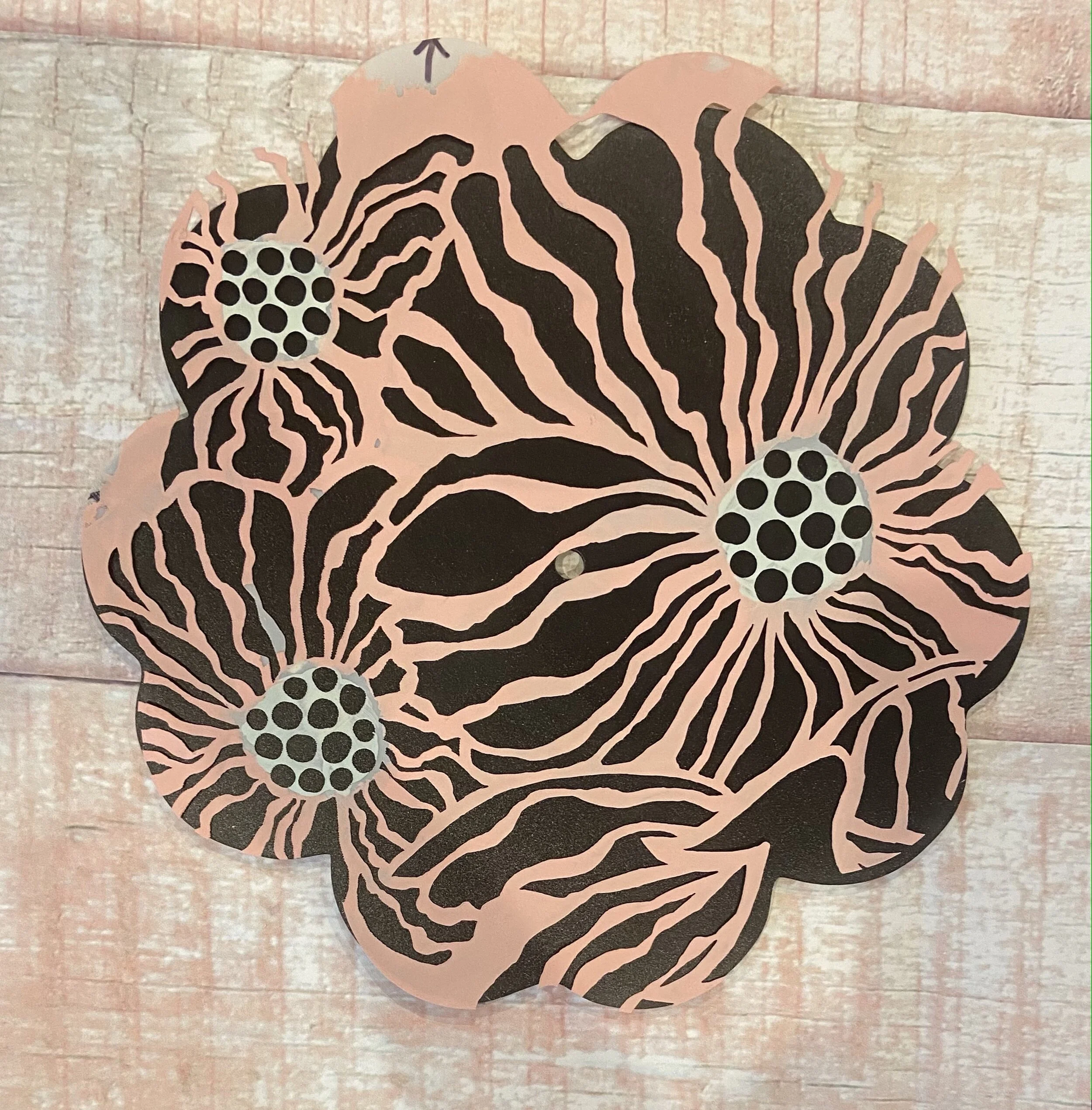 Big Sunflower Power Stencil 