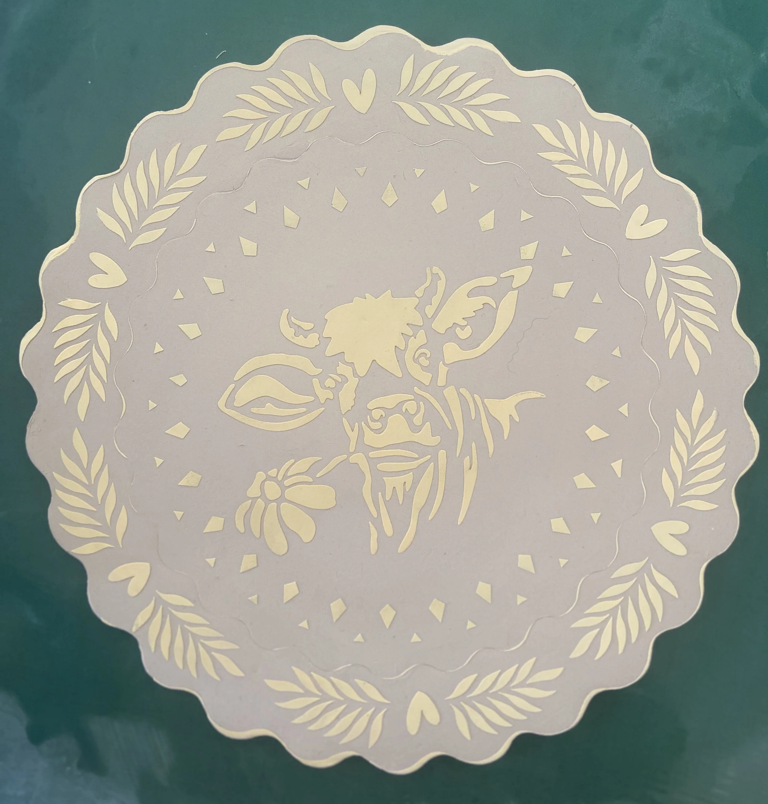 Ms MooMoo  2 piece Stencil