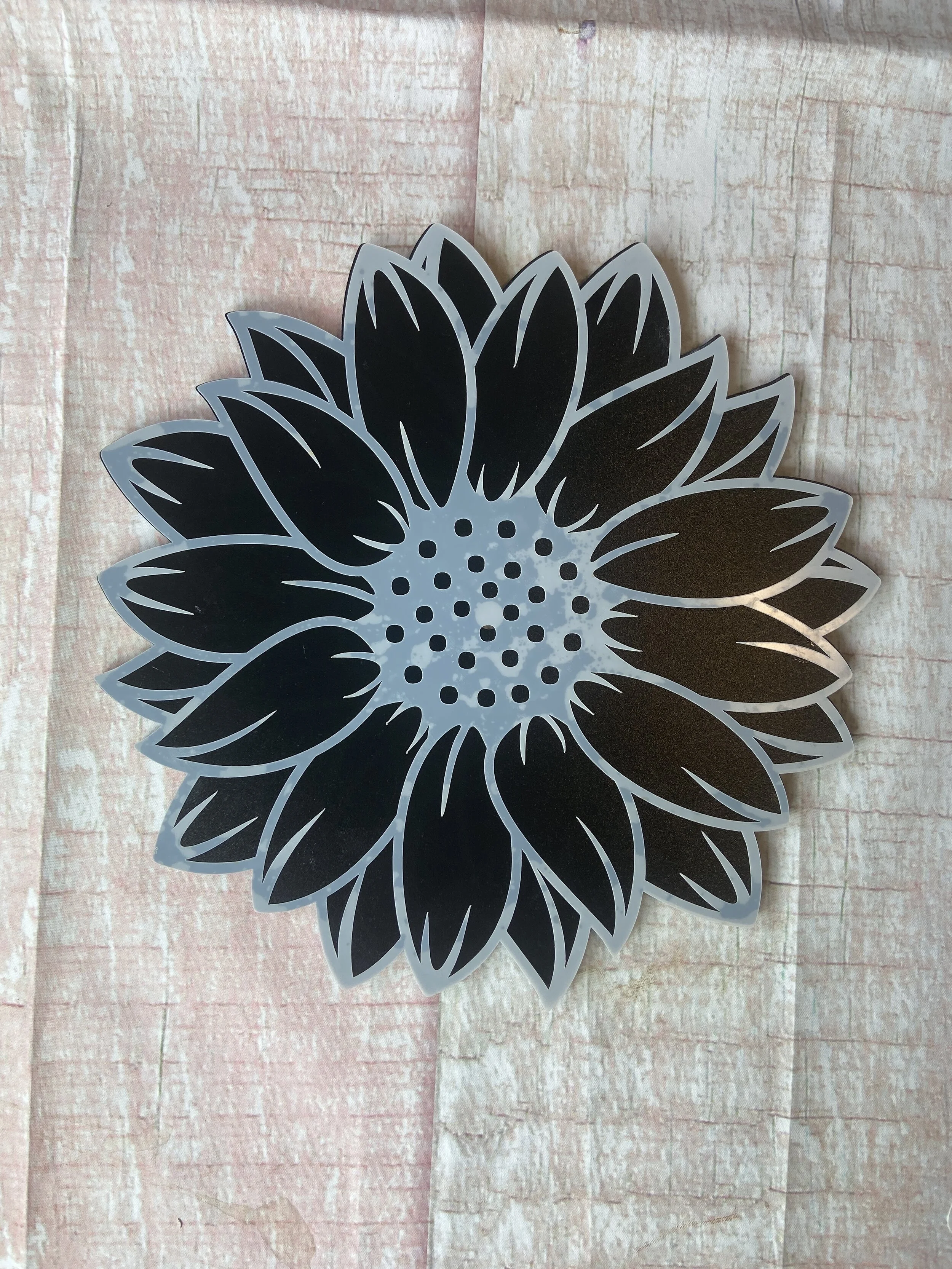 Sunny Flower   W/  Template 