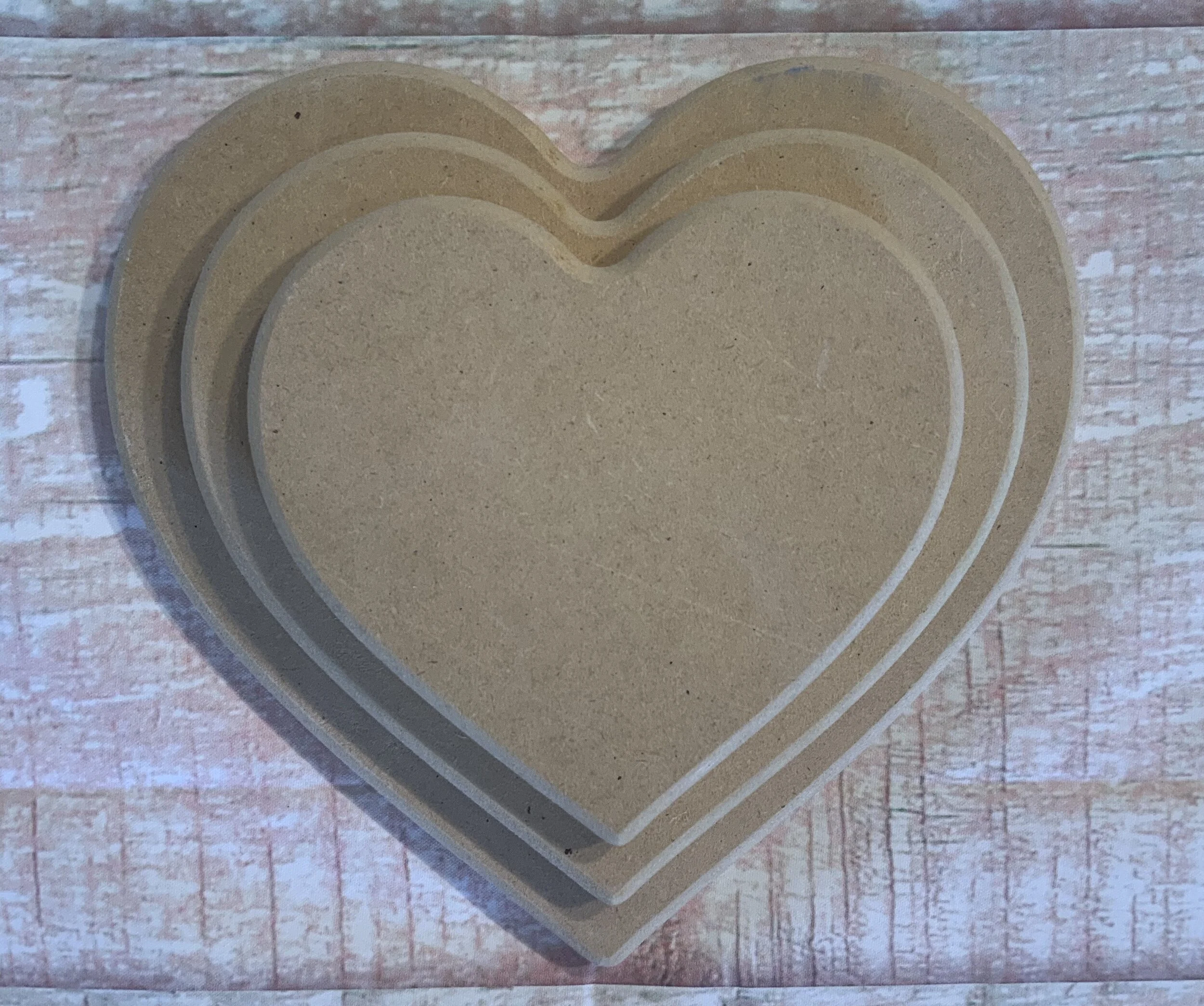 Hearts Push Plate  (3 pc set only)