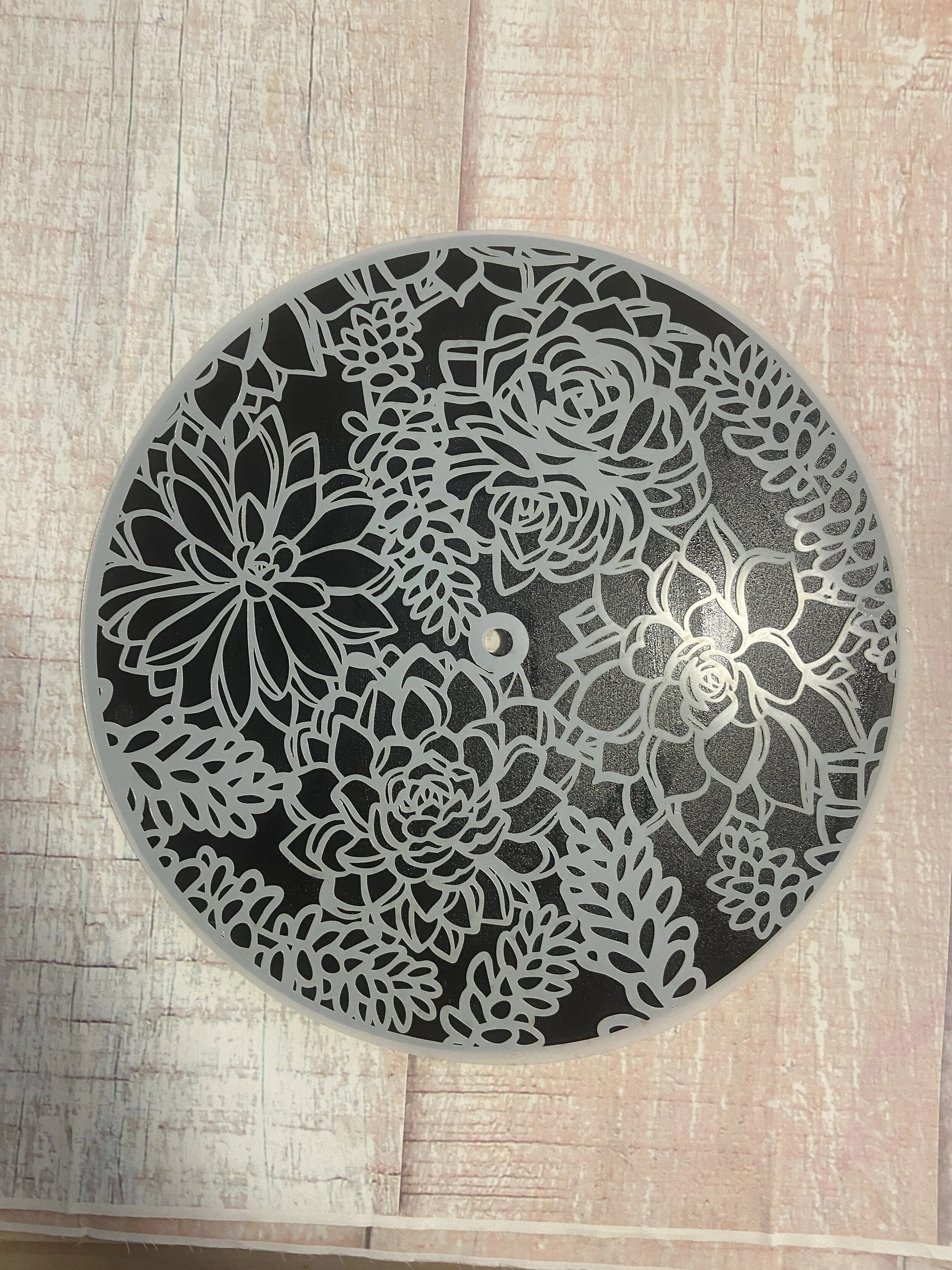 Sassy Succulent Round Stencils 