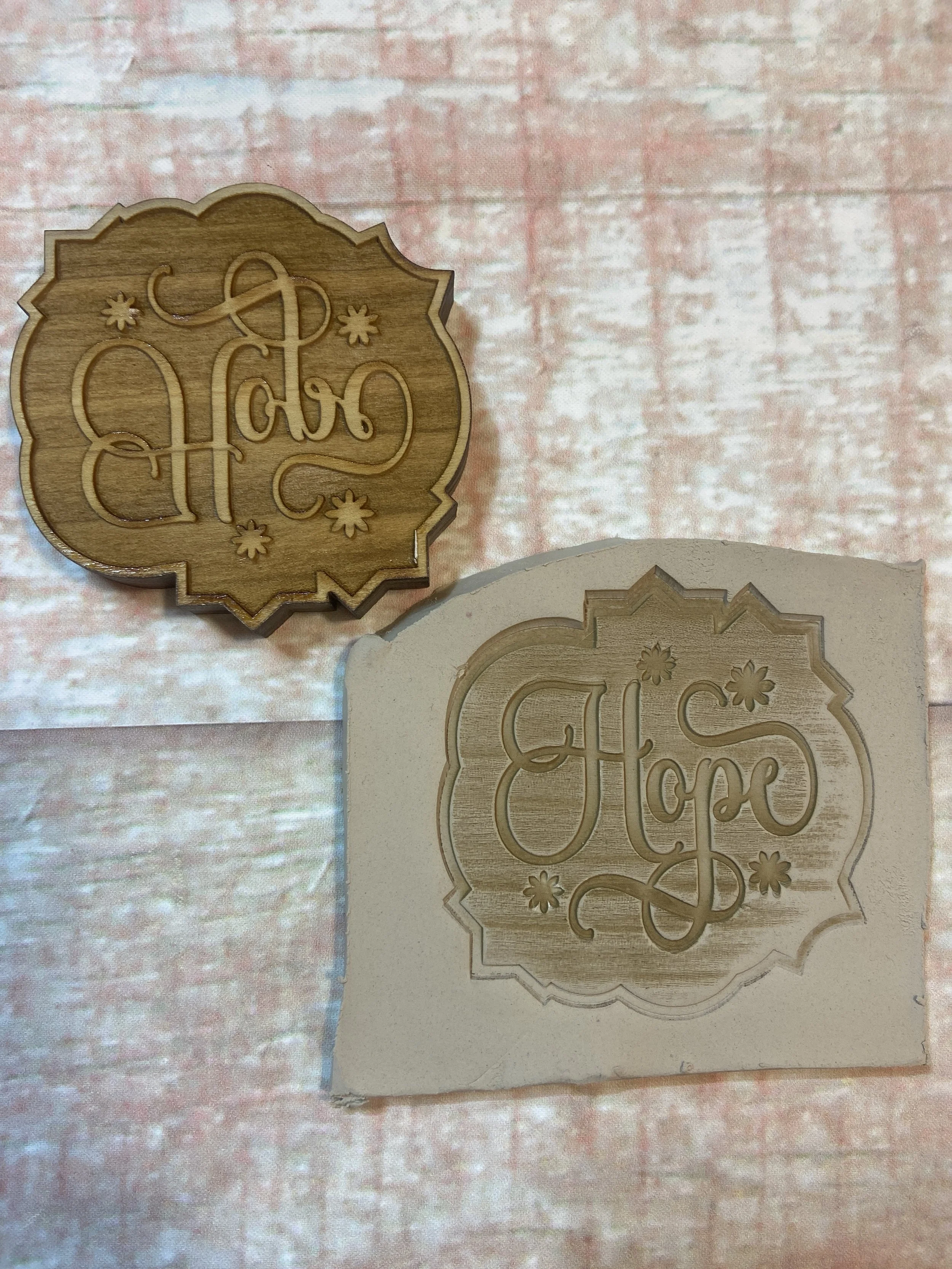 Hope  3 inch Stamp