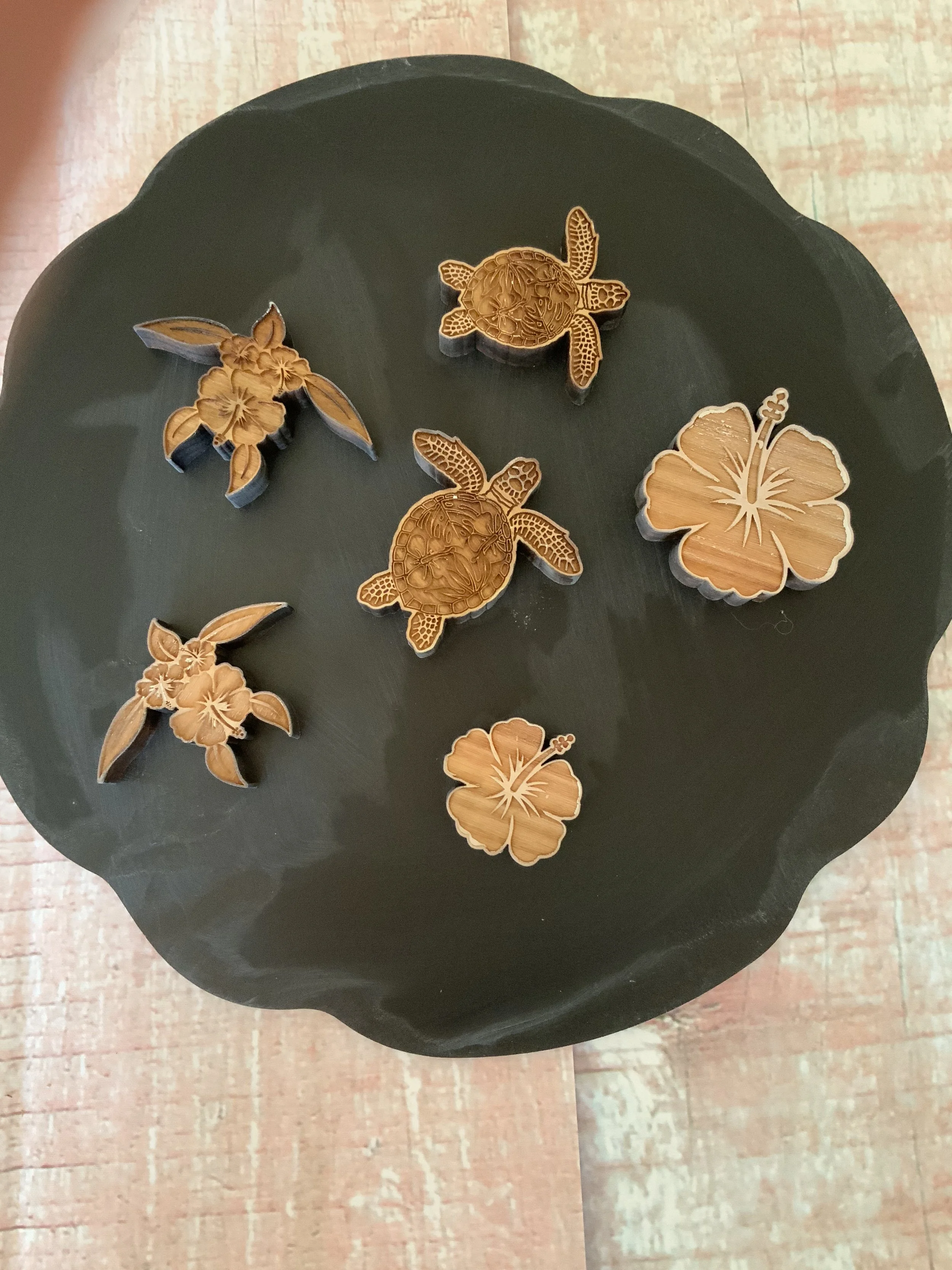 Turtle Biscus Stamps