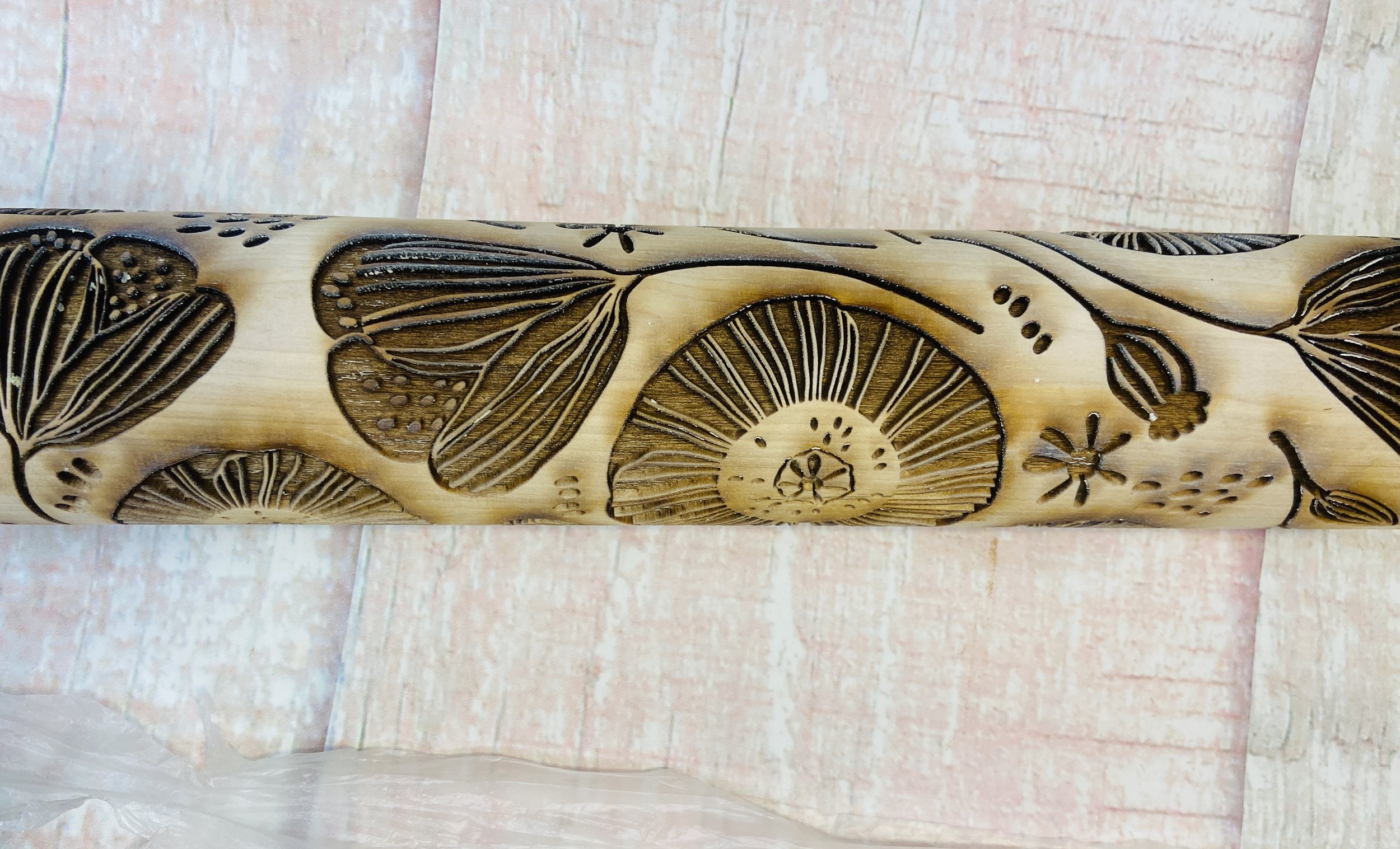 Wildflowers Rolling Pin ( Available in both 12 inch and 7 inch sizes ...