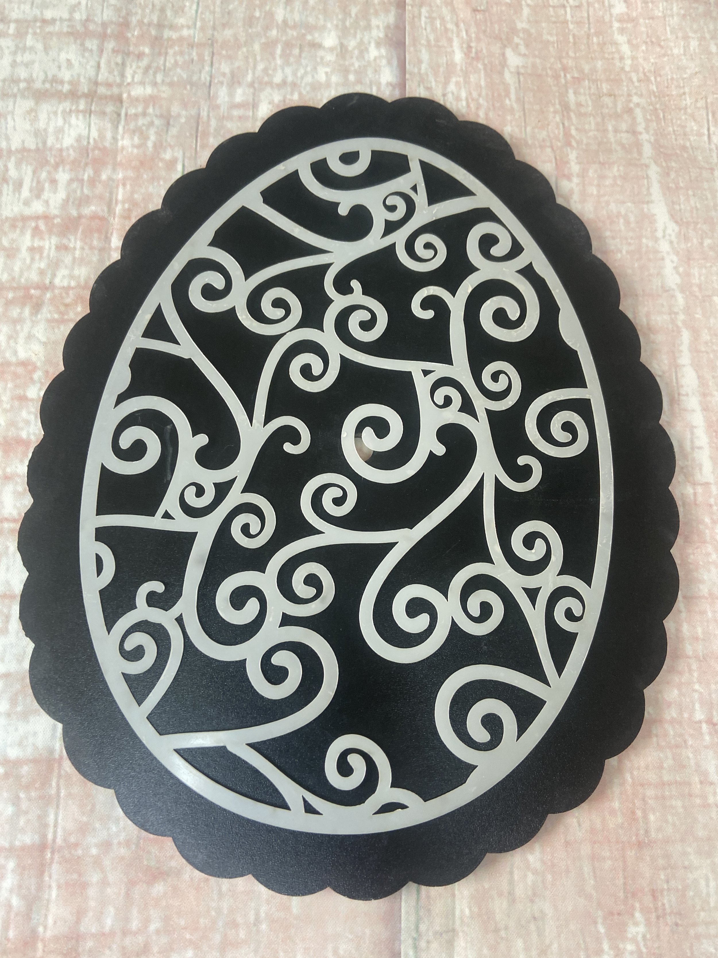 Sassy Swirl  Egg-Tastic Spring / Easter Stencils