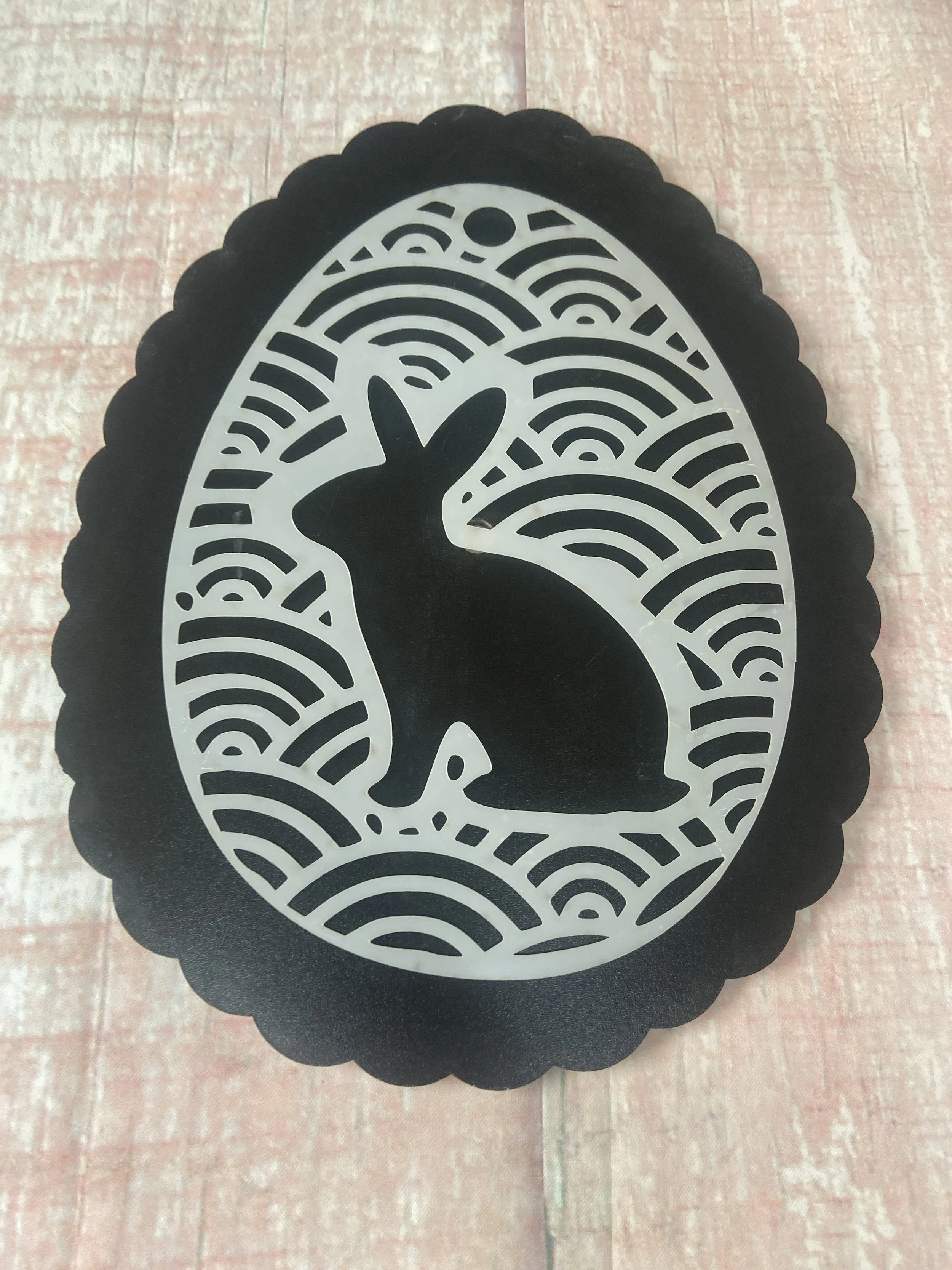 Wavey Bunny  Egg-Tastic Spring / Easter Stencils