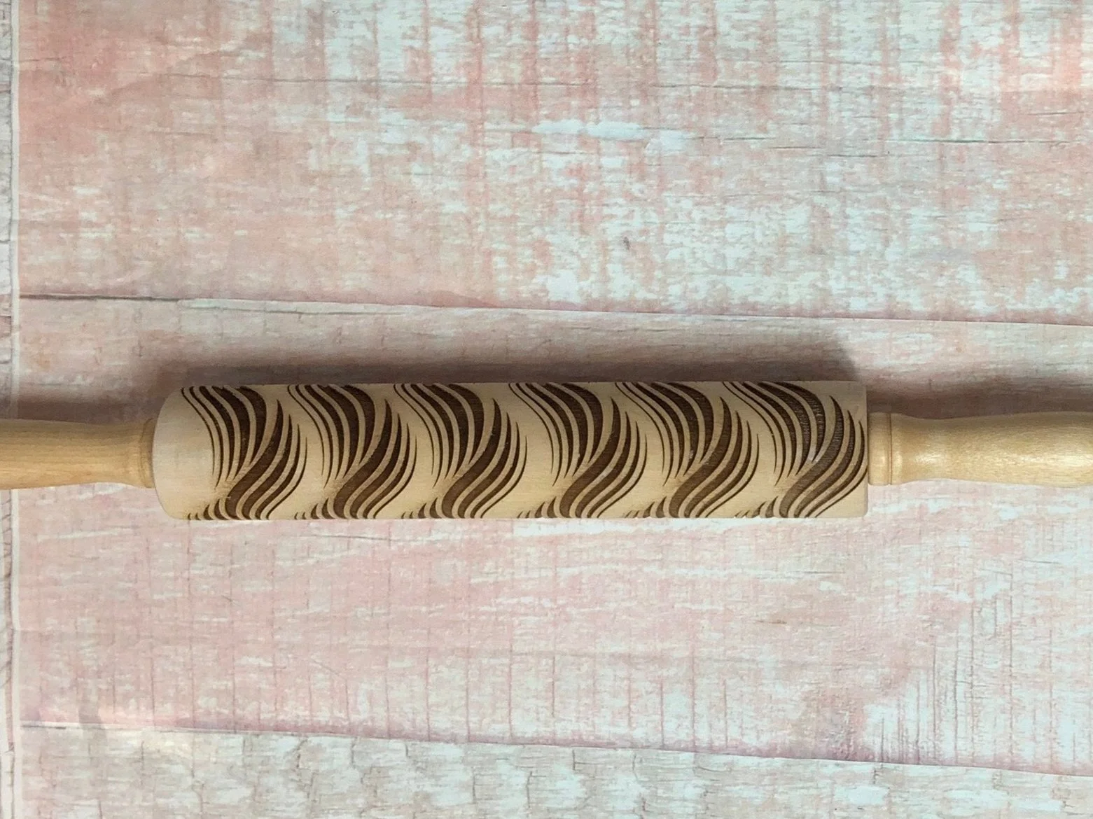 Rolling Meadows Textured Rolling Pin