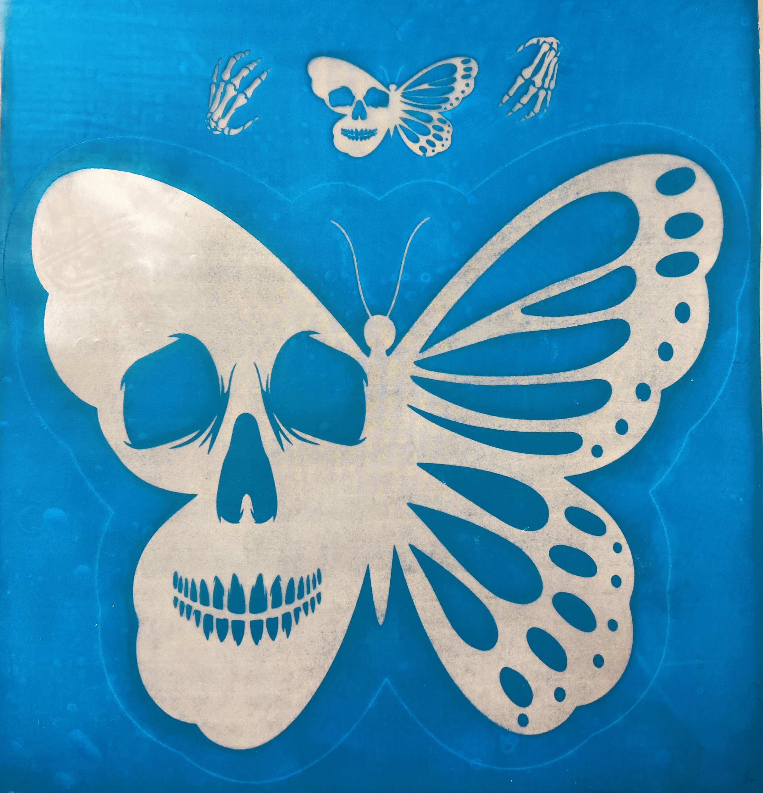 Butterfly Skull Silkscreens