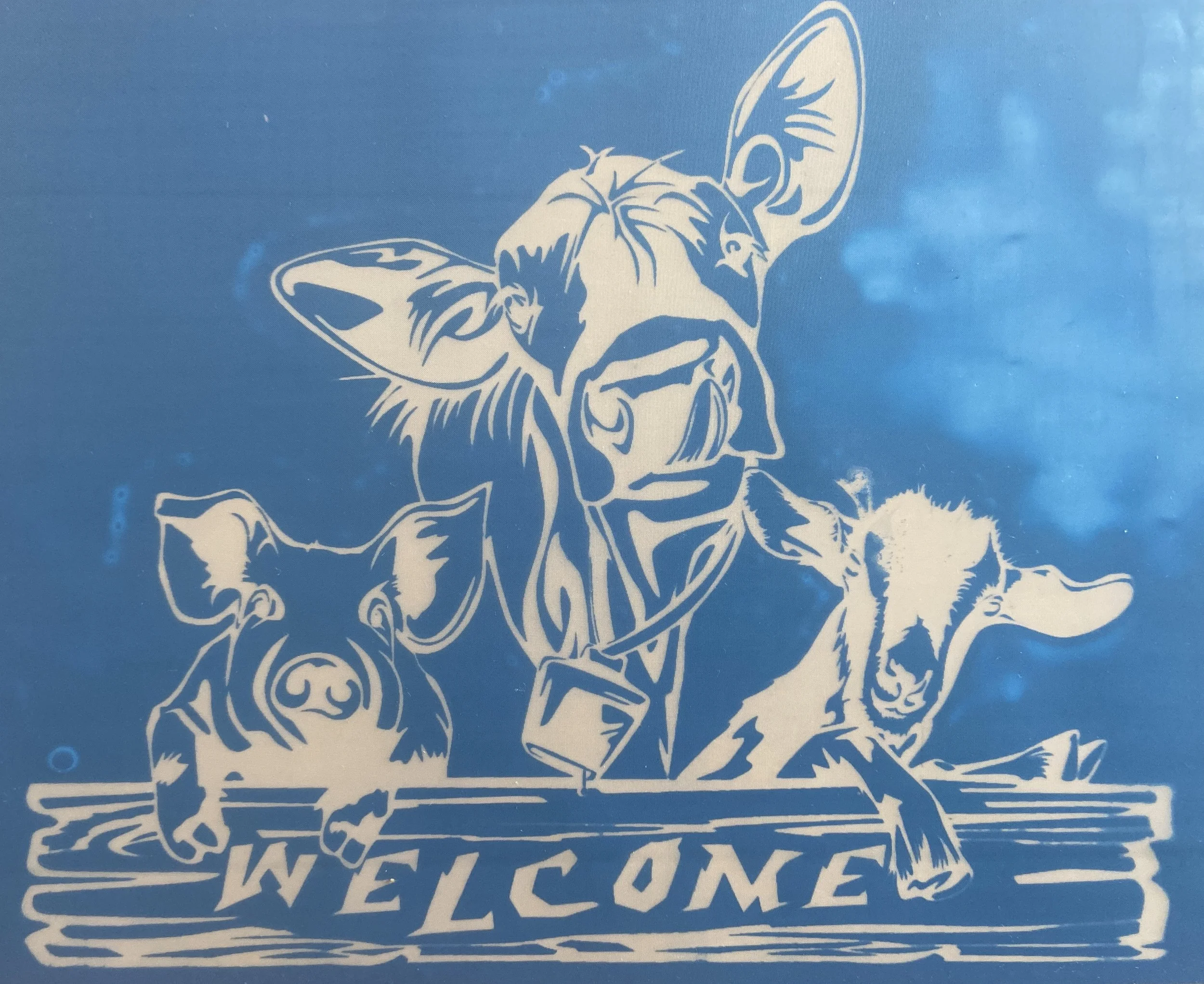 Farmhouse Fence Peekers